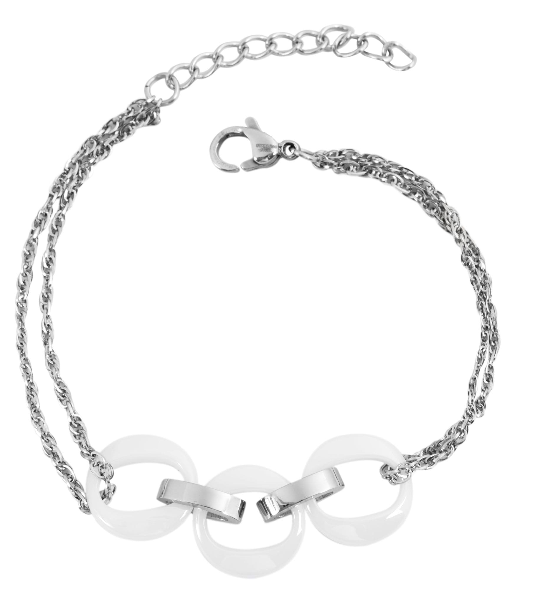 Adelia´s Armband »Damen Armband aus Edelstahl 16+3 cm«