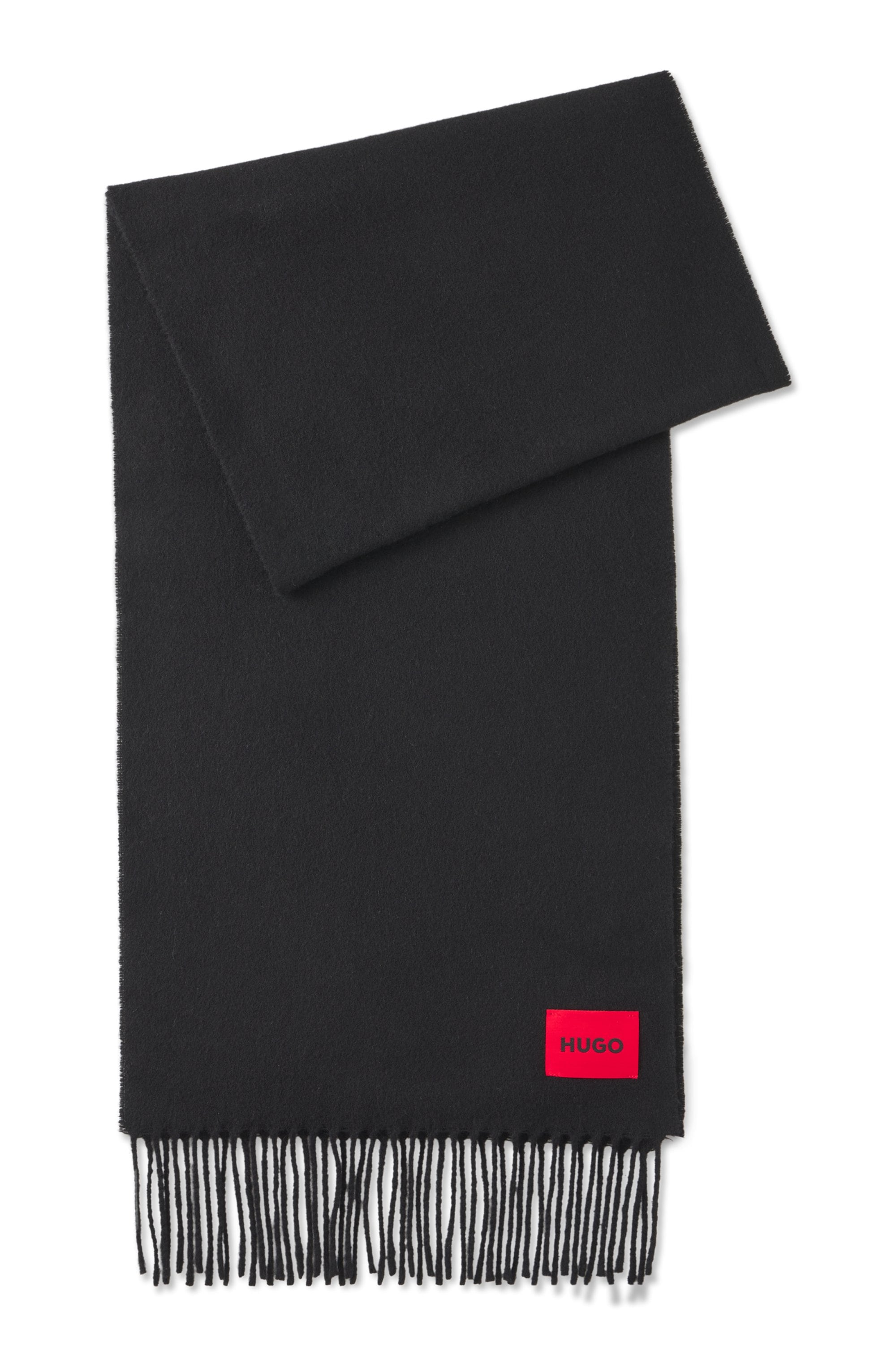 HUGO Schal »Orris 35*180« aus softem Wollmix, unisex