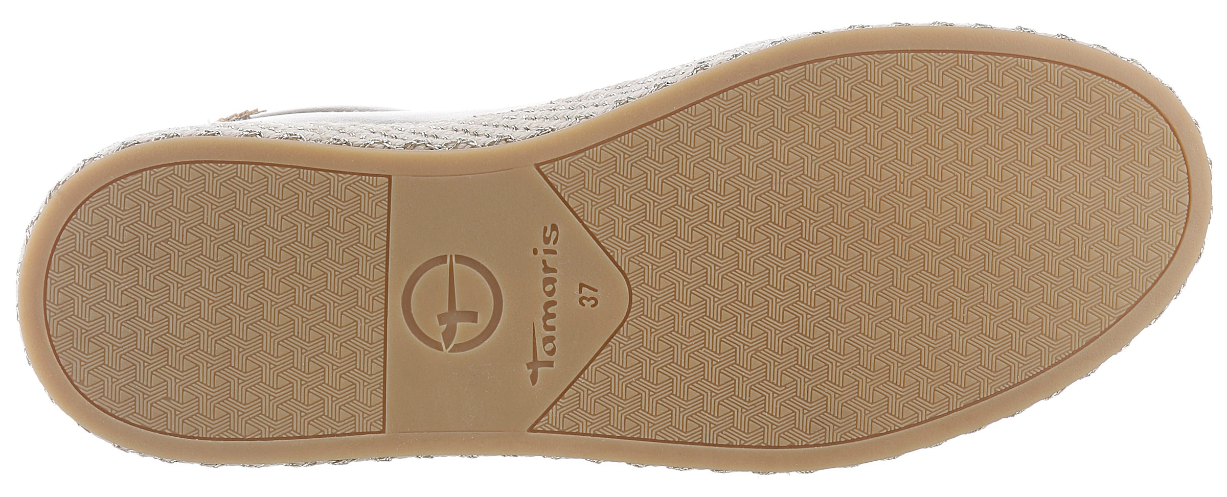 Tamaris Plateausneaker, Freizeitschuh, Halbschuh, Schnürschuh mit Textilkordel am Plateau