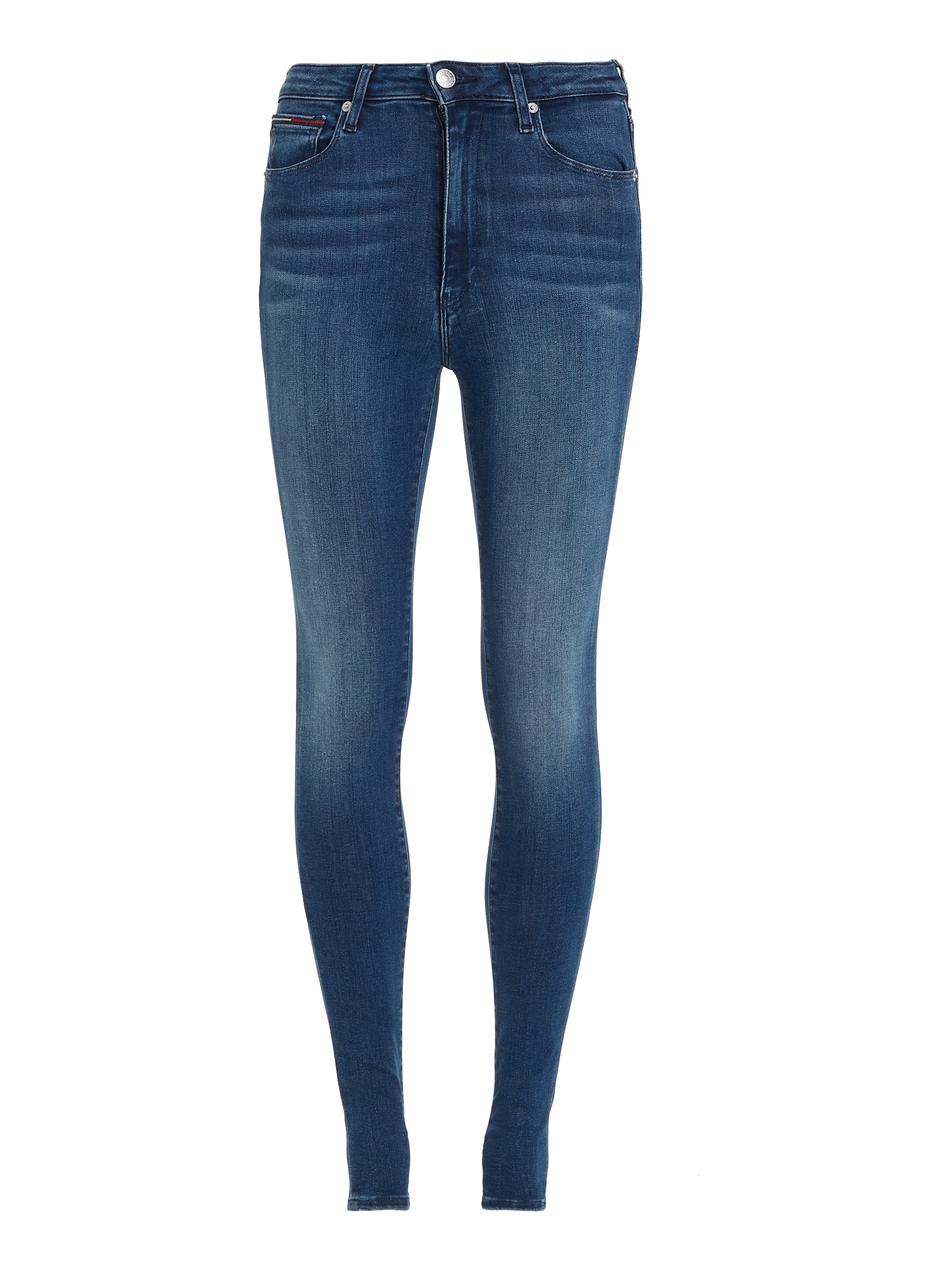 Tommy Jeans Skinny-fit-Jeans »SYLVIA HR SUPER SKNY«, Hochwertige Materialien für einen bequemen und perfekten Sitz.
