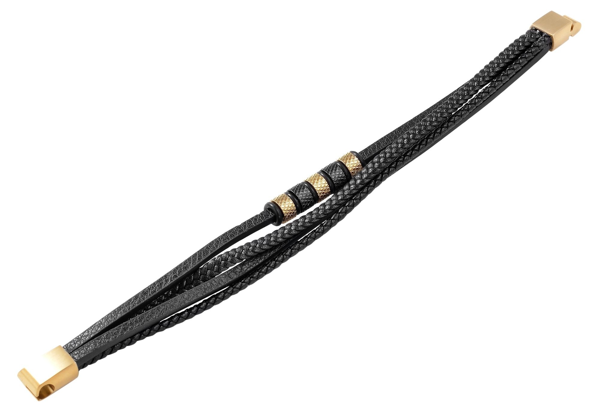 Adelia´s Lederarmband »Unisex Armband ¿ Lederarmband aus Leder 23 cm«