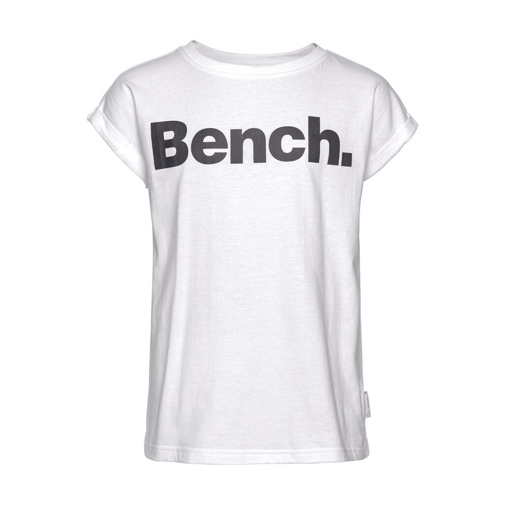 Bench. T-Shirt, mit BENCH-Frontdruck