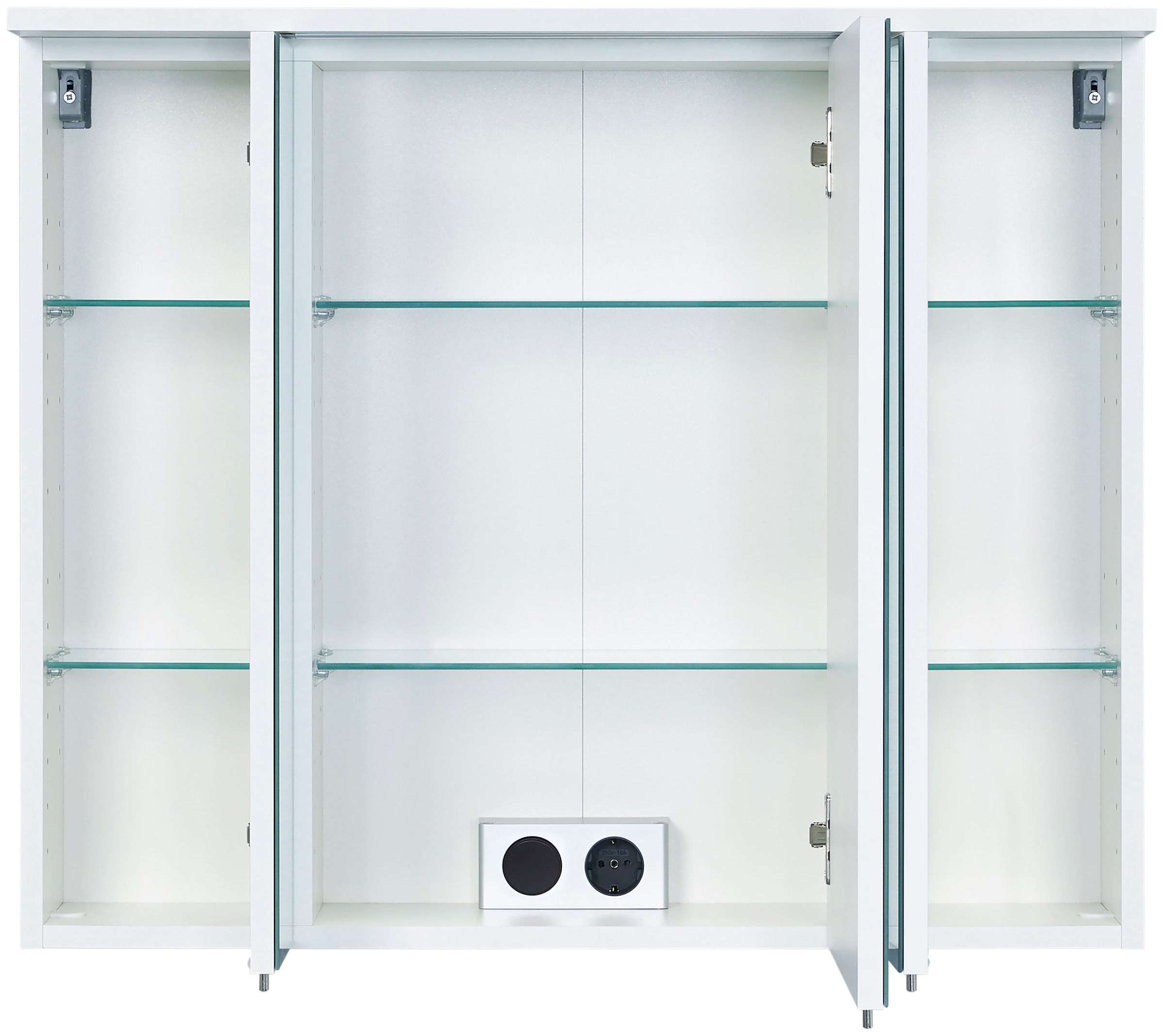 welltime Spiegelschrank »Flex«, Breite 80 cm, mit 3D-Spiegeleffekt