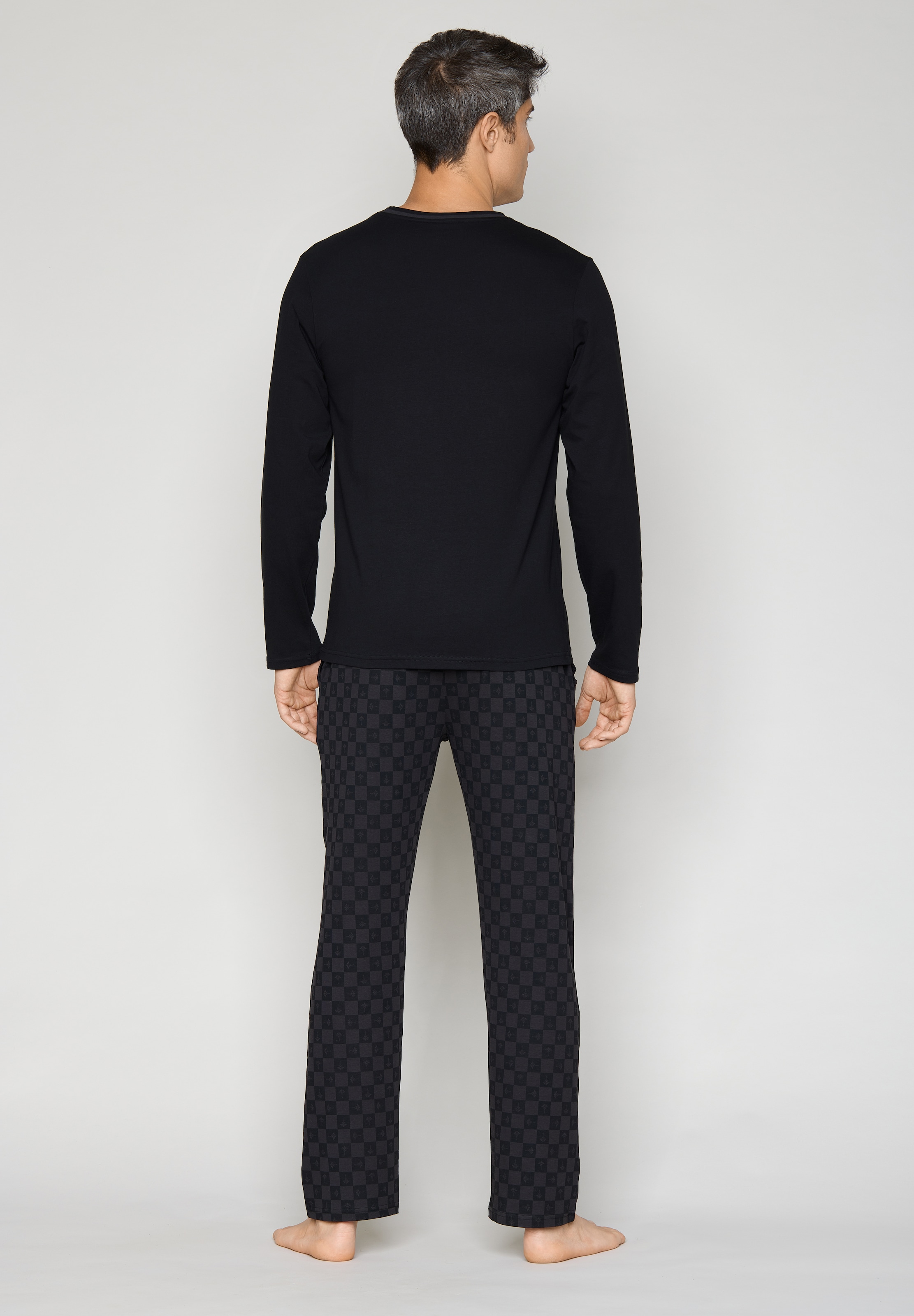 JOOP! Pyjama »EPP Set (Cotton Jersey)« mti seitlichen Taschen, Cotton-Mix, Rundhalsausschnitt