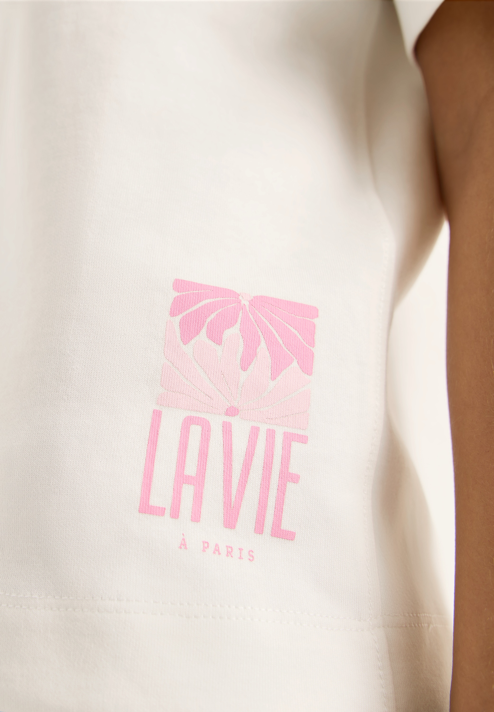 Cecil Sweater , Kurzarmsweater mit großem Rückenprint
