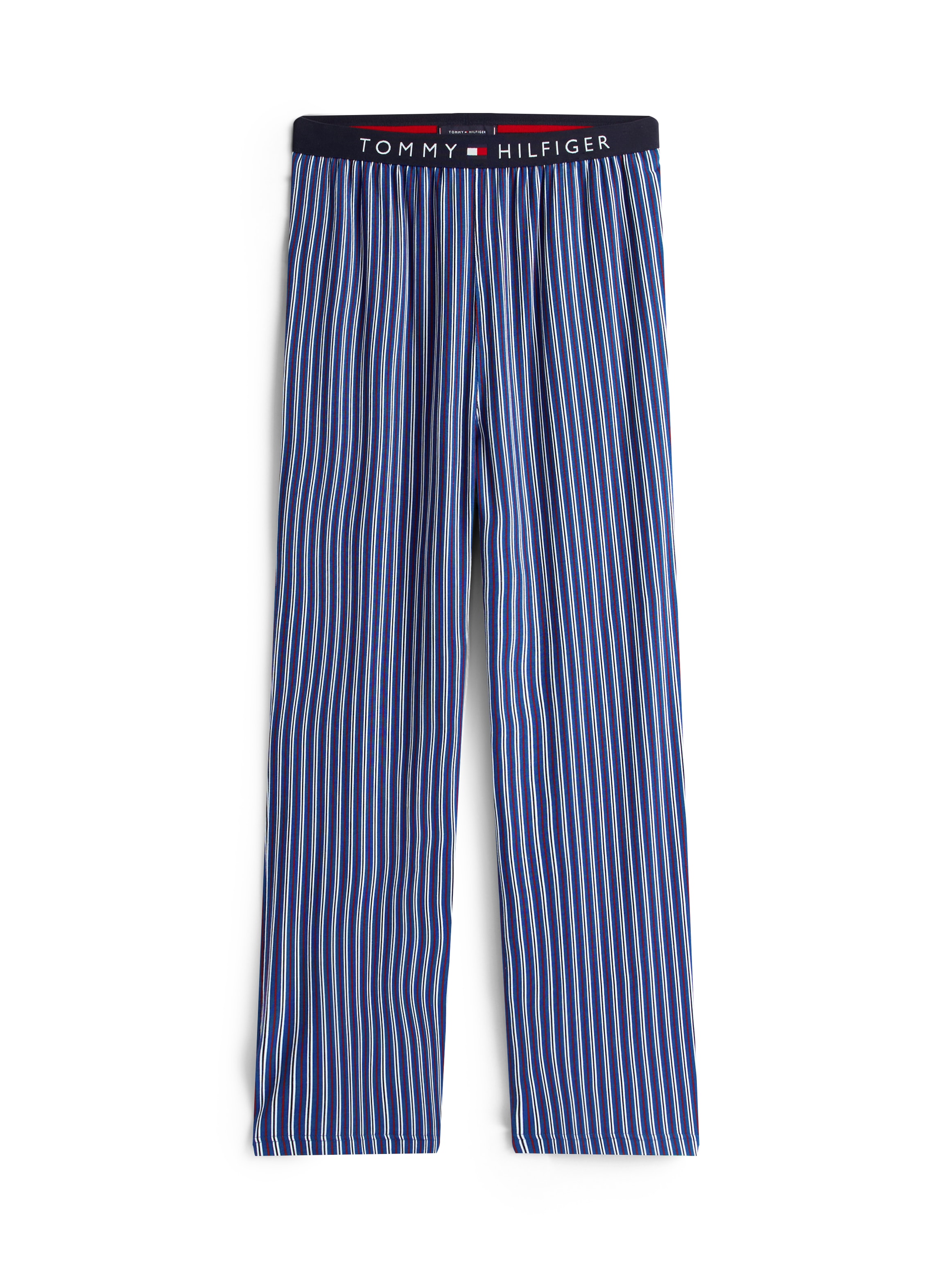 Tommy Hilfiger Underwear Schlafanzug »JERSEY PJAMA SET PRINT« 2 Stk. tlg., mit elastischem Bund, Rundhals, normale Passform