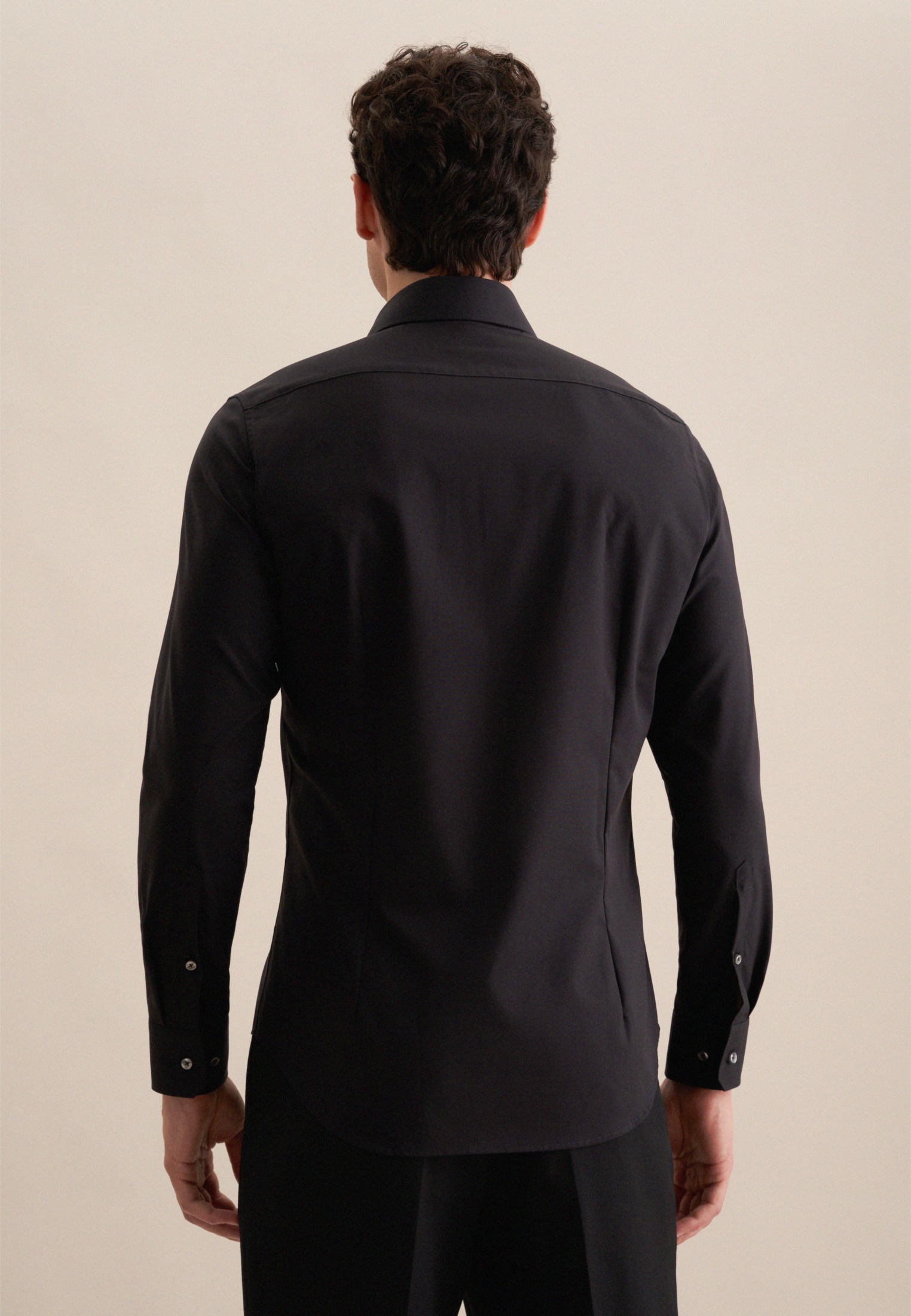seidensticker Businesshemd »Slim«, Slim Langarm Kentkragen Uni