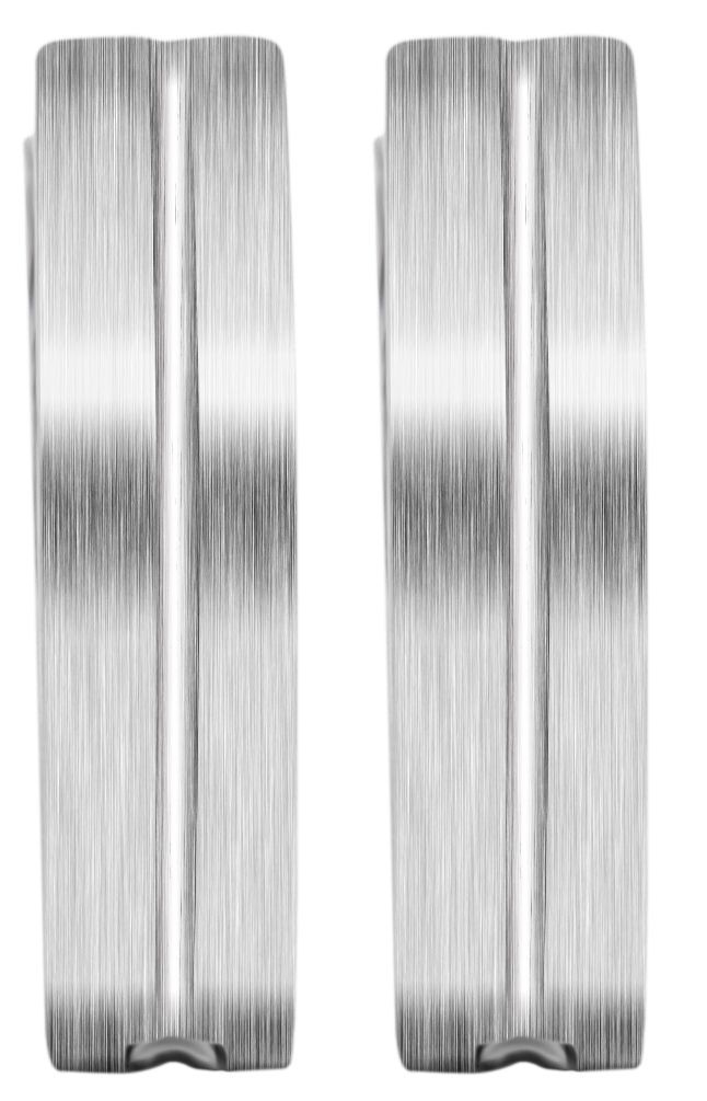 Adelia´s Paar Creolen »Damen Ohrringe ¿ Klappcreole aus Edelstahl«