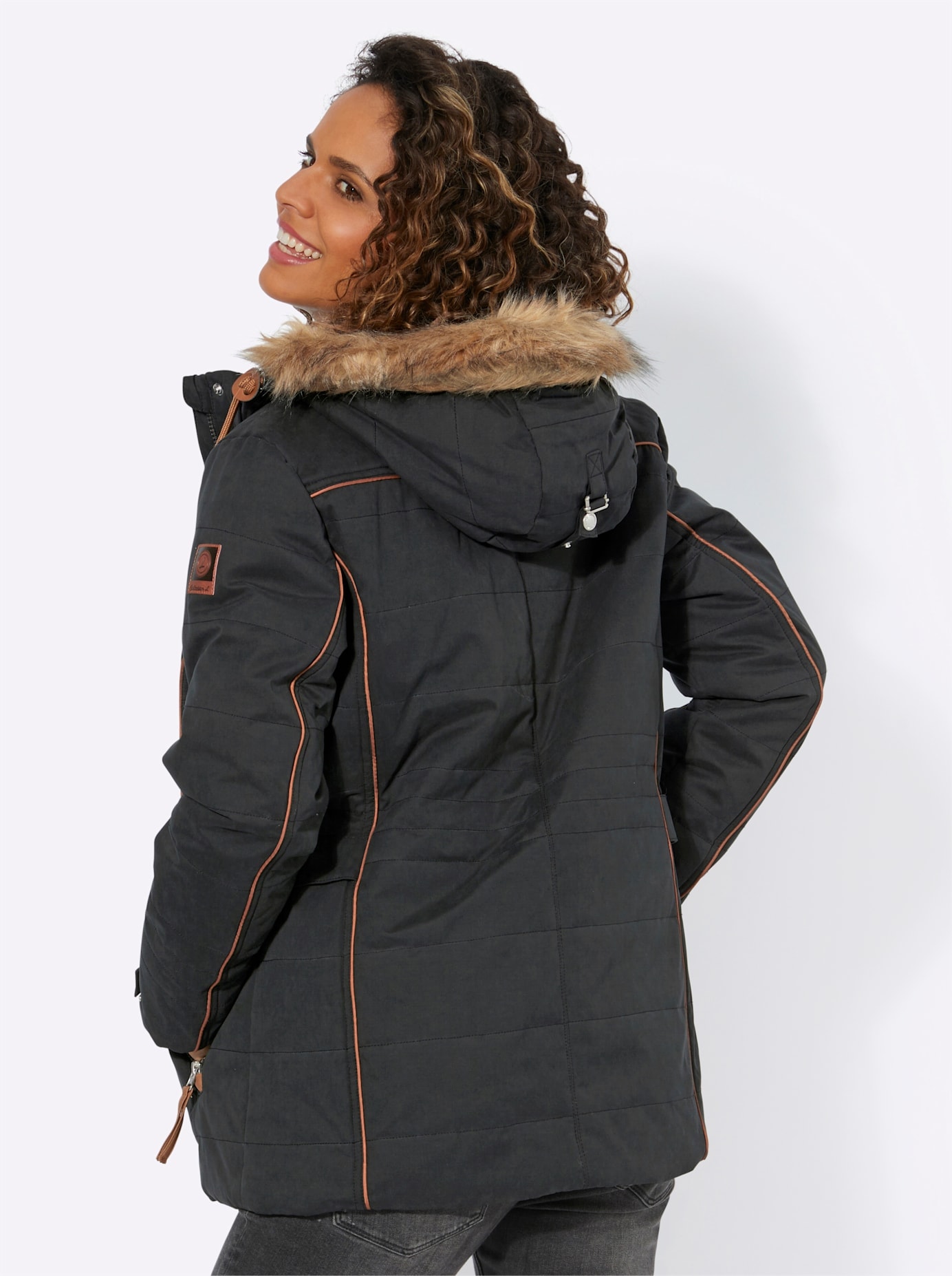 Casual Looks Steppjacke, mit Kapuze