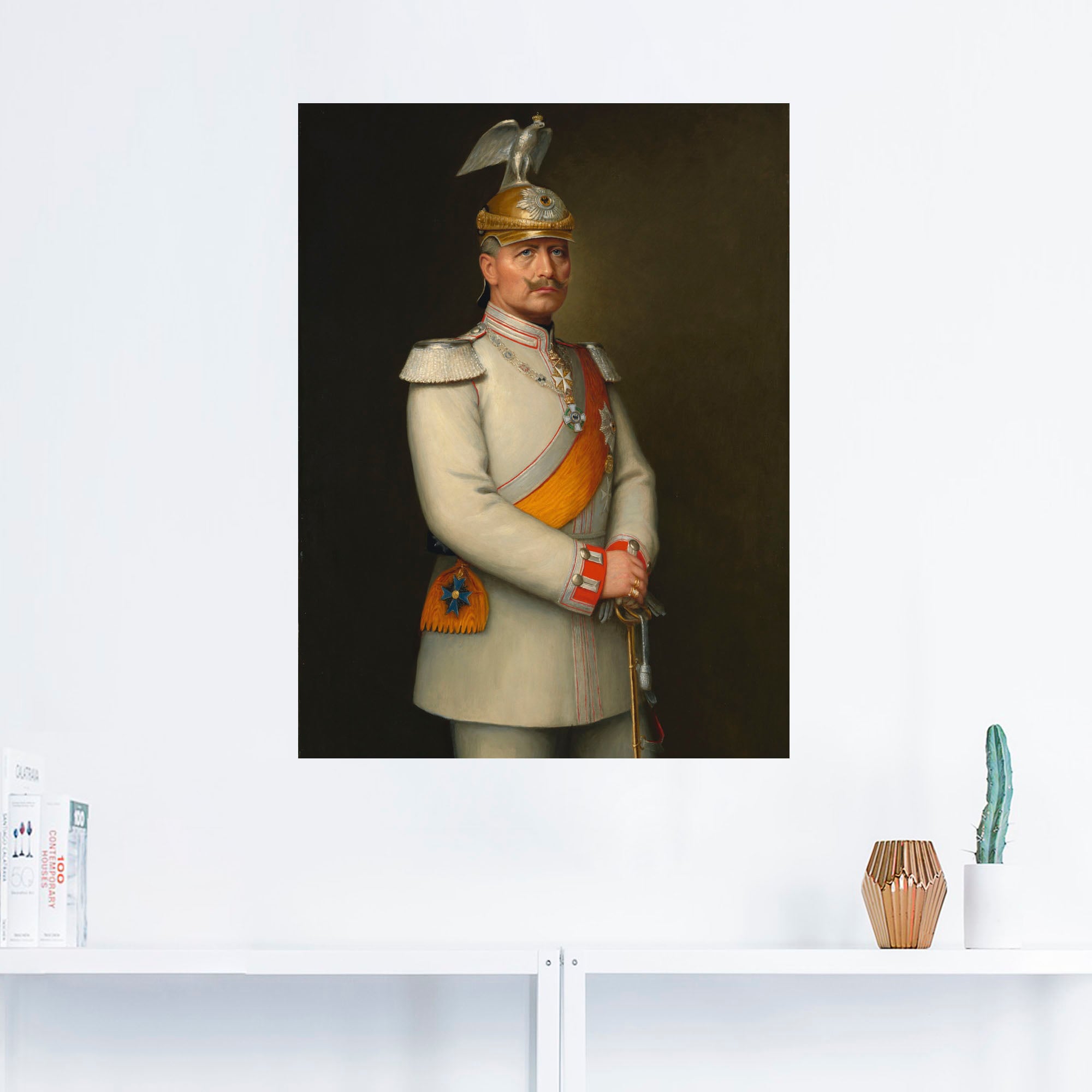 Artland Wandbild »Bildnis Kaiser Wilhelm II.«, Menschen, (1 St.), als Leinwandbild, Wandaufkleber in verschied. Größen