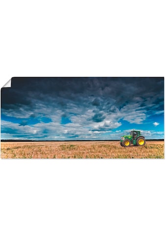 Wandbild »Traktor Landschaftsfotografie«, Traktoren, (1 St.)