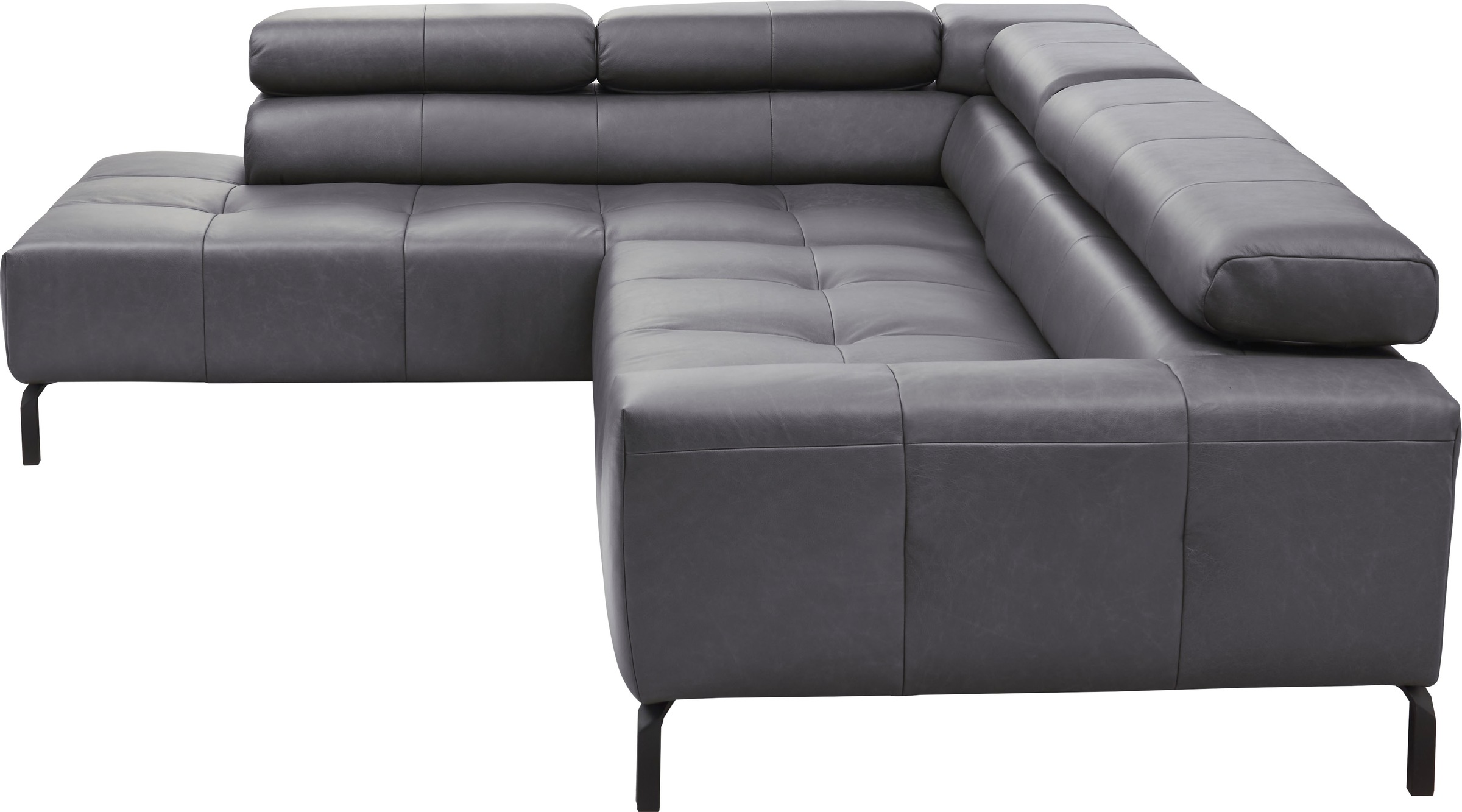Places of Style Ecksofa »Cleveland, L-Form, incl. Kopfteilverstellung, Breite 276 cm«, wahlweise elektrischer Sitzvorzug