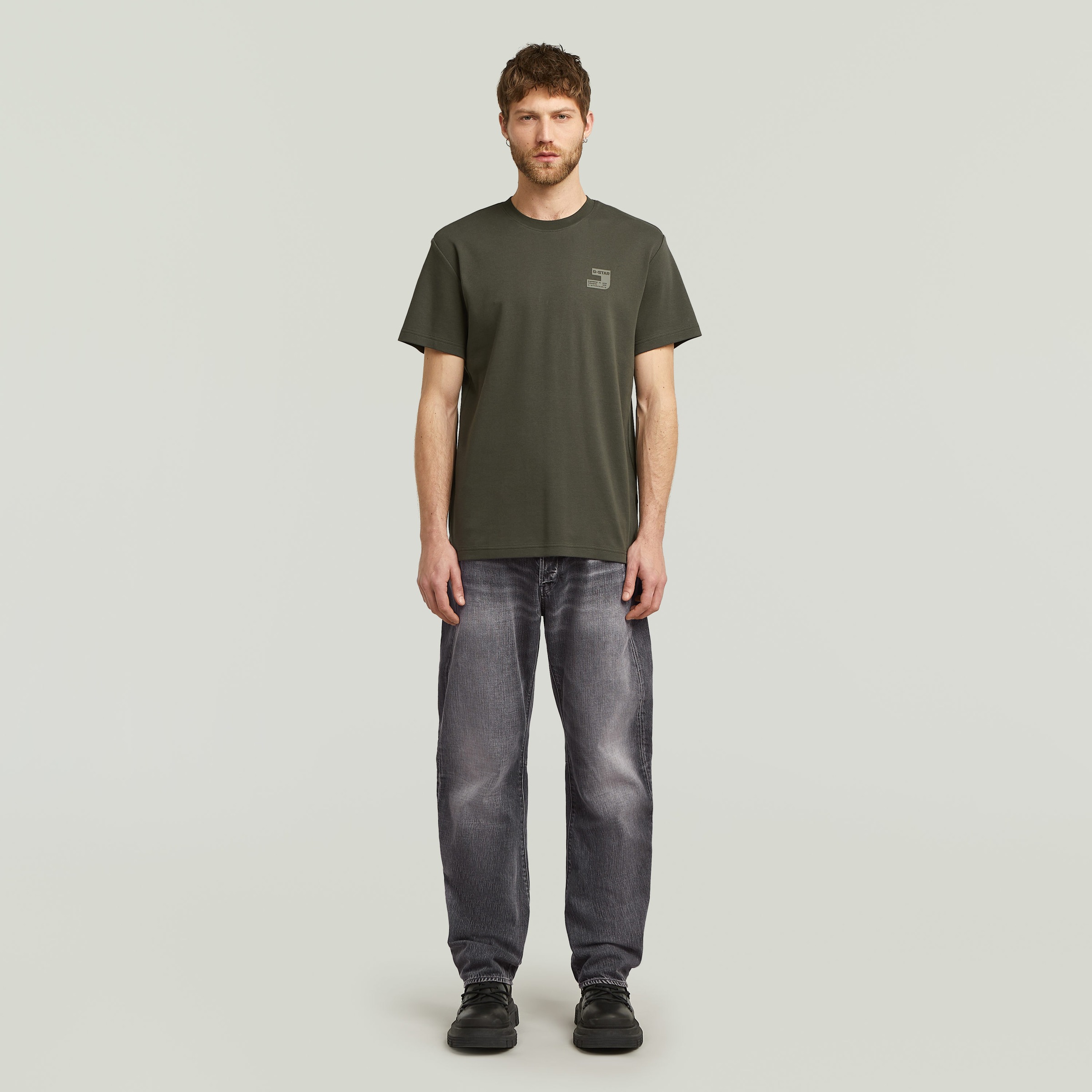 G-STAR T-Shirt »Chest Logo« Rundhals, Regular Fit