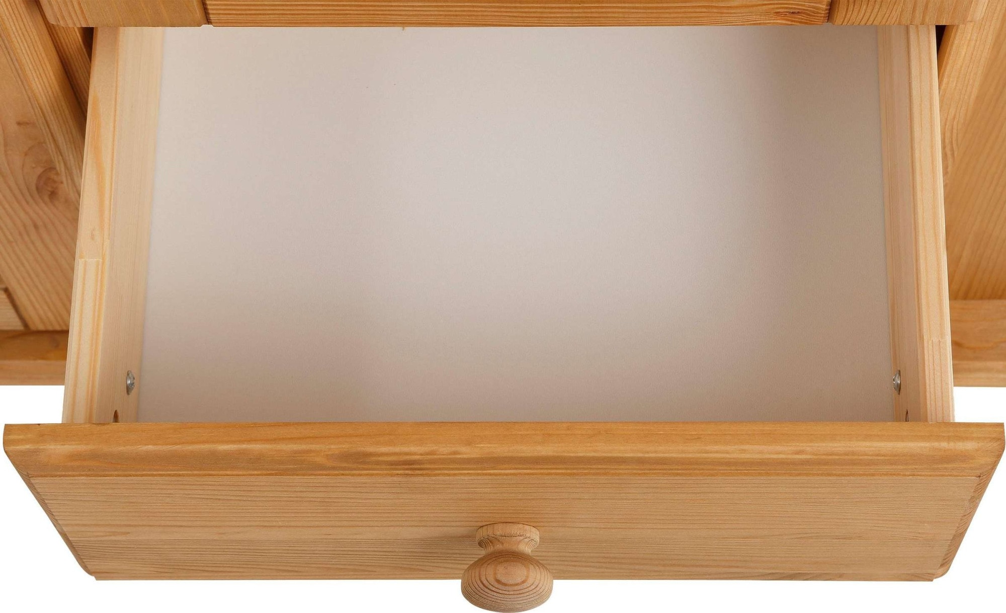 Home affaire Kommode »Sideboard, Anrichte, mit 3 Schubladen, 2 Türen« aus massiver Kiefer, Breite 130 cm