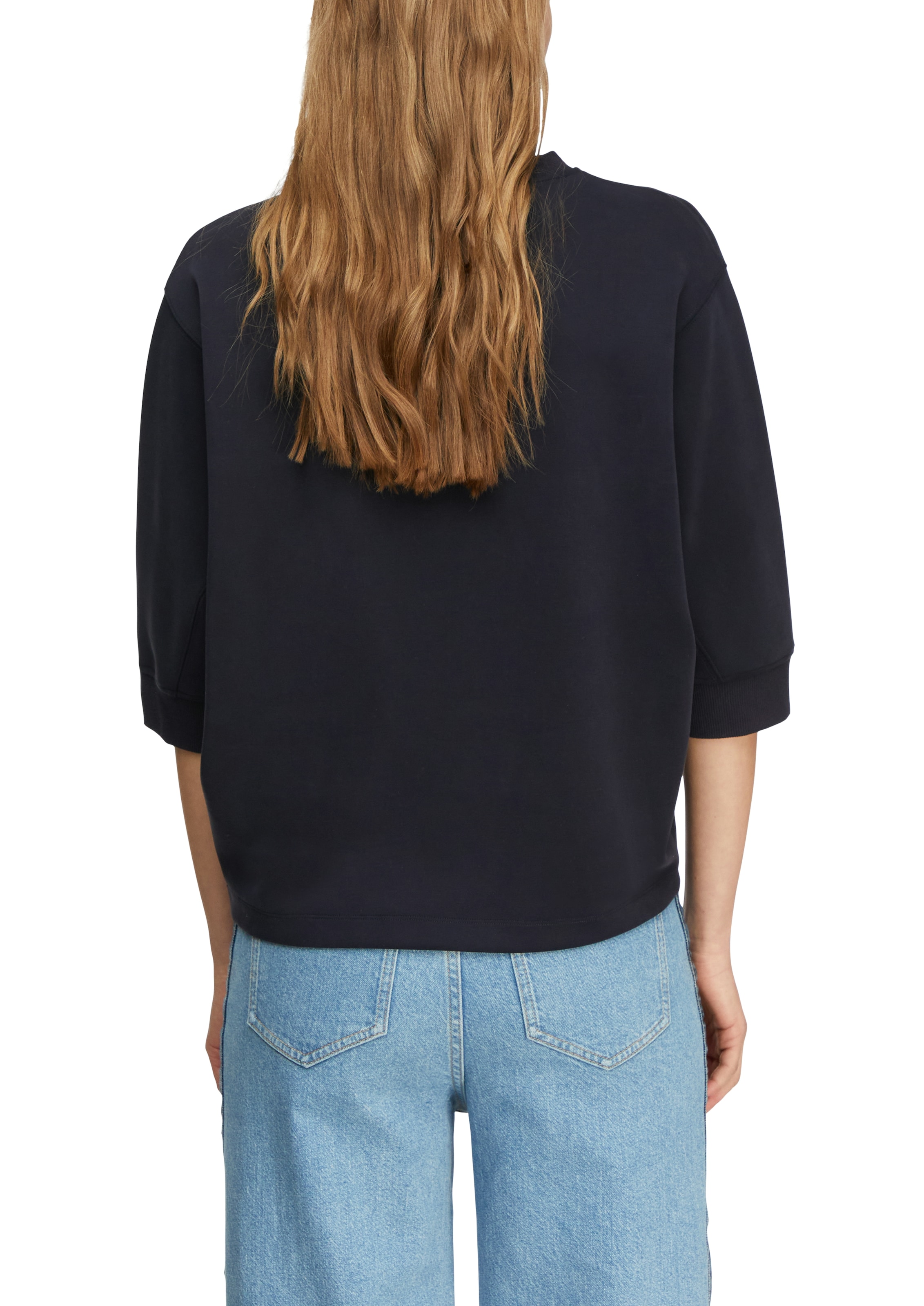 Comma Sweater , mit Rundhals und Halbarm
