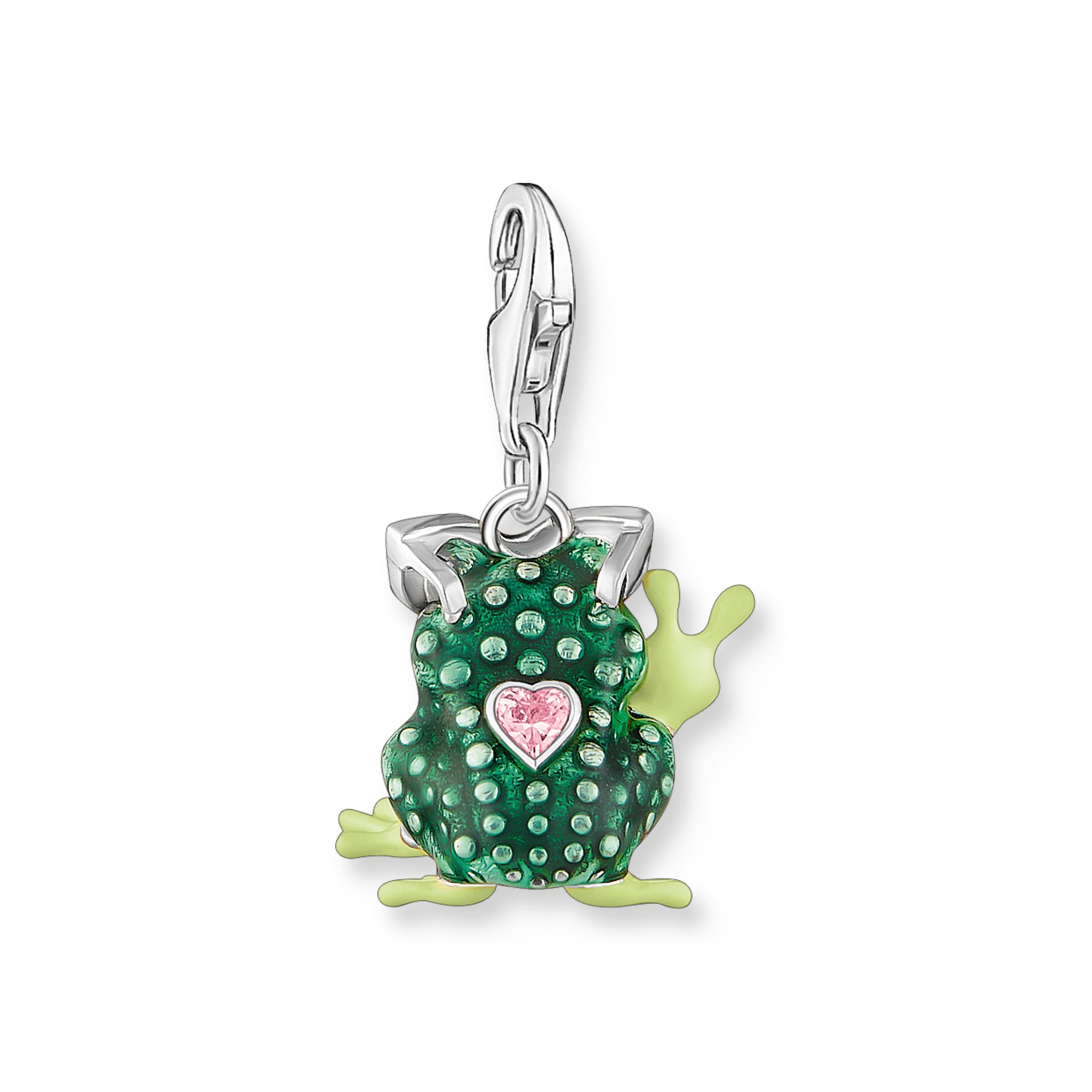 THOMAS SABO Charm-Einhänger »Frosch-Optik mit Sonnenbrille bunt« mit Zirkonia (synth.)