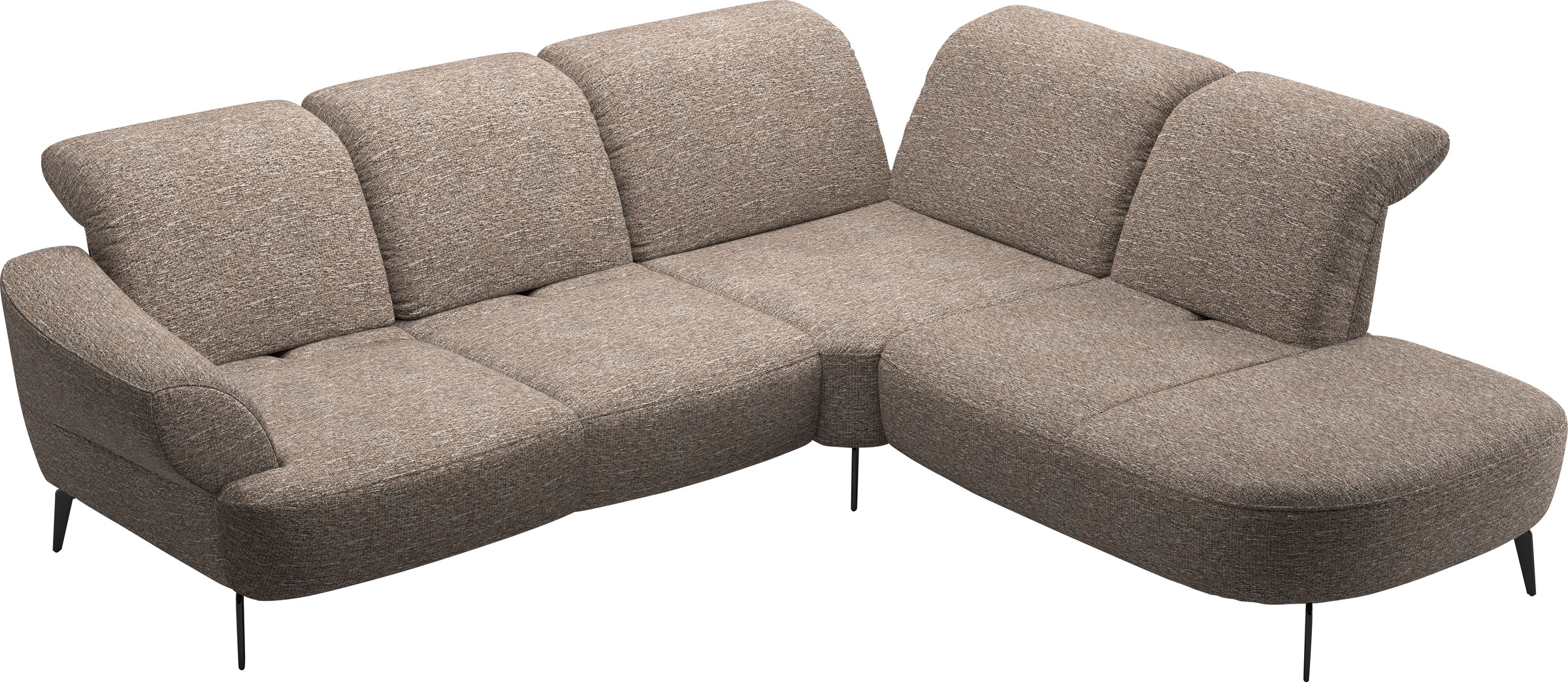 sit&more Ecksofa »Dance«, inkl.System Click&Seat und Sitztiefenverstellung