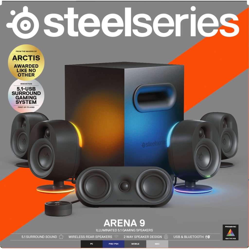 SteelSeries Gaming-Lautsprecher »Arena 9«