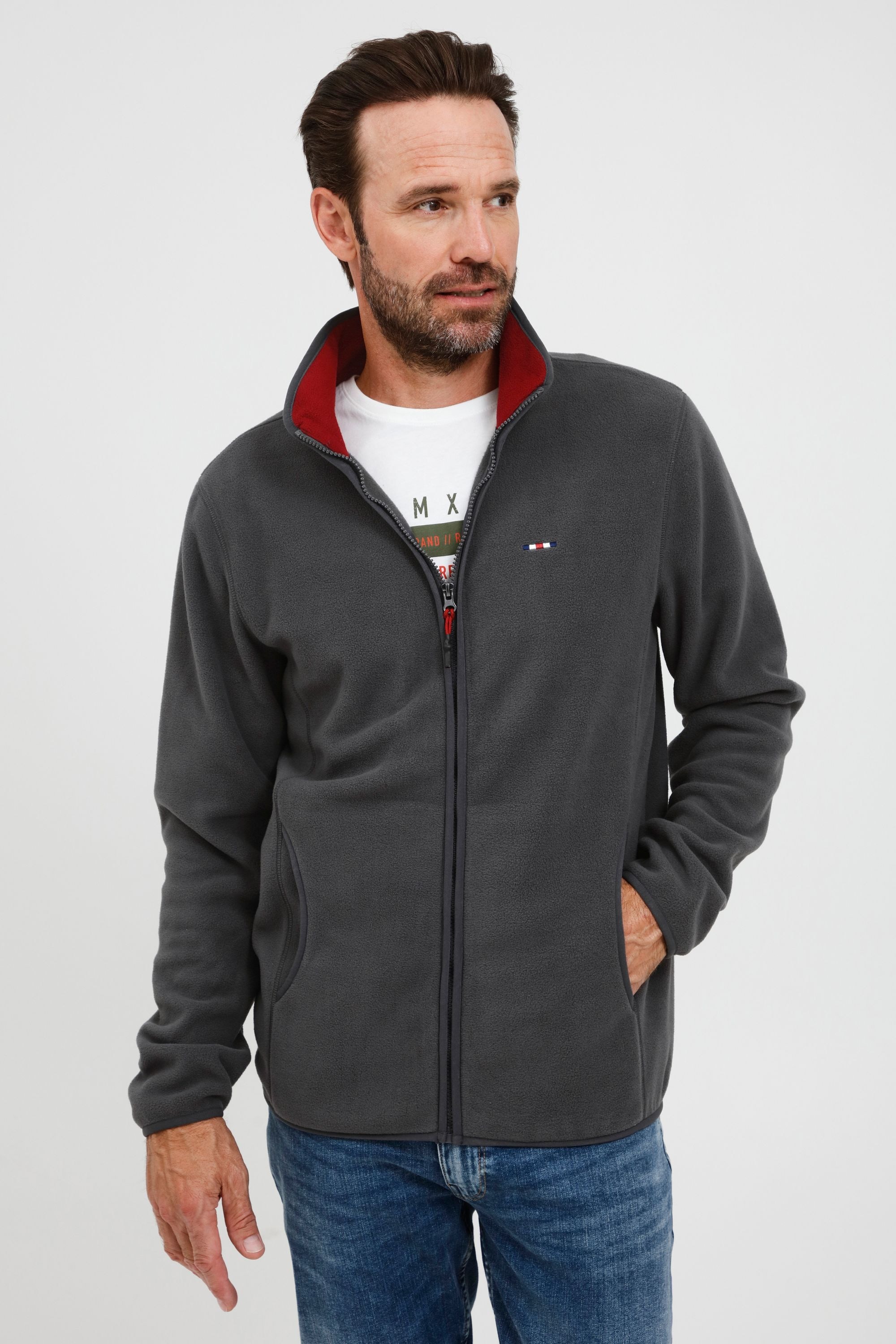 FQ1924 Fleecejacke »Fleecejacke FQBror«, ohne Kapuze