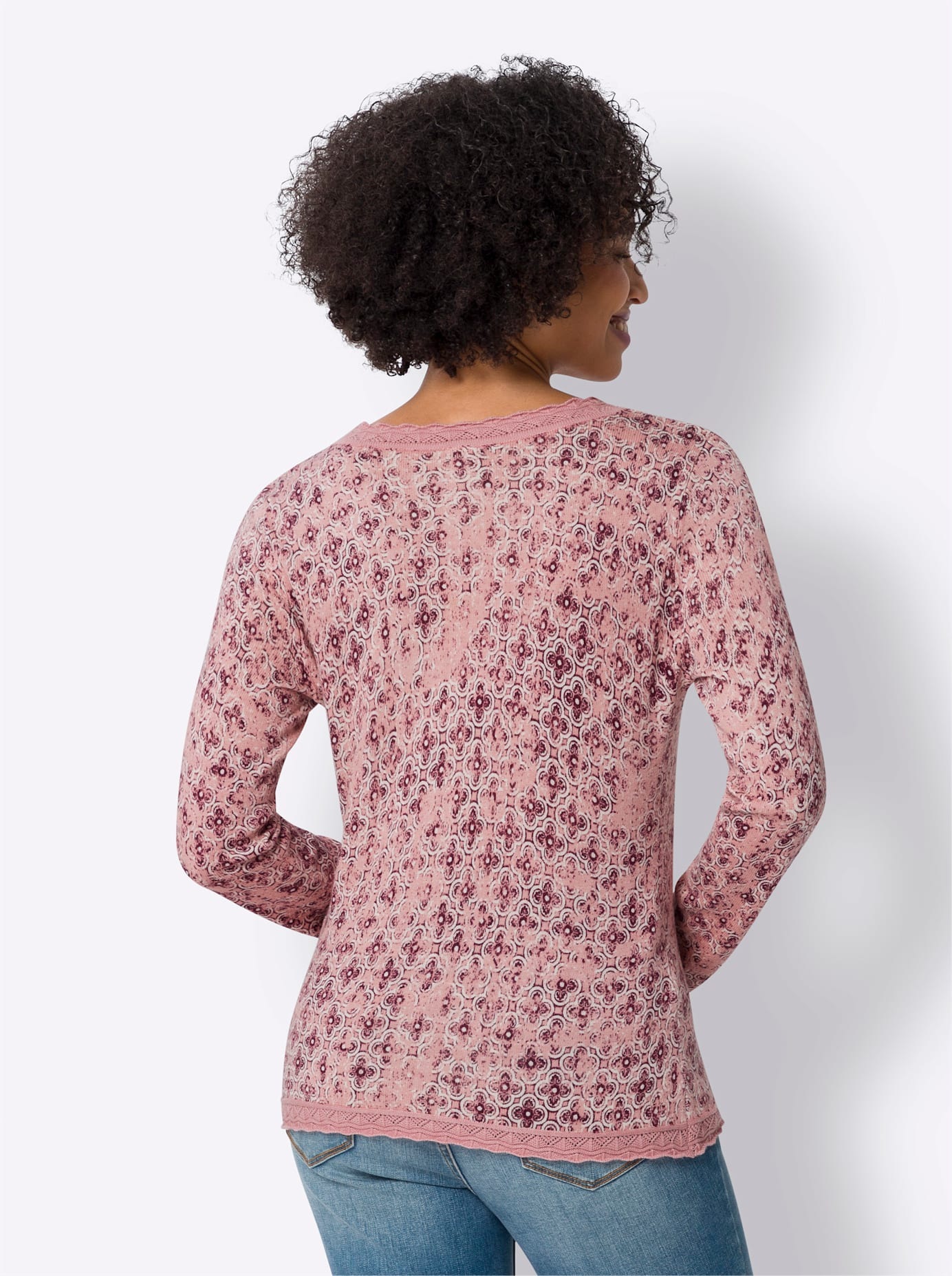 heine Strickpullover »Druck-Pullover«