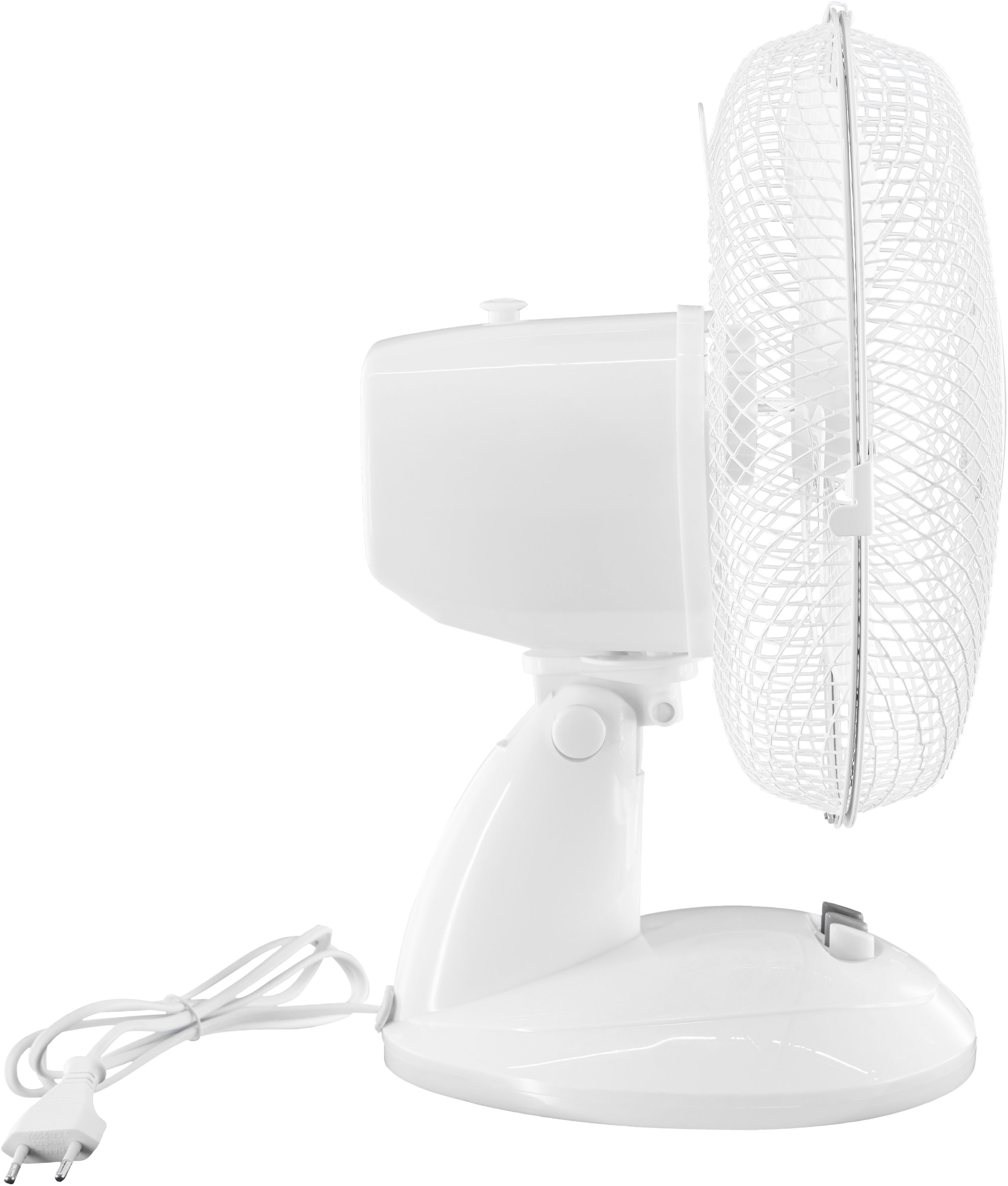 exquisit Tischventilator »VT 33056 we«, Ø 23 cm, inkl. Oszillation & 30 W Leistung