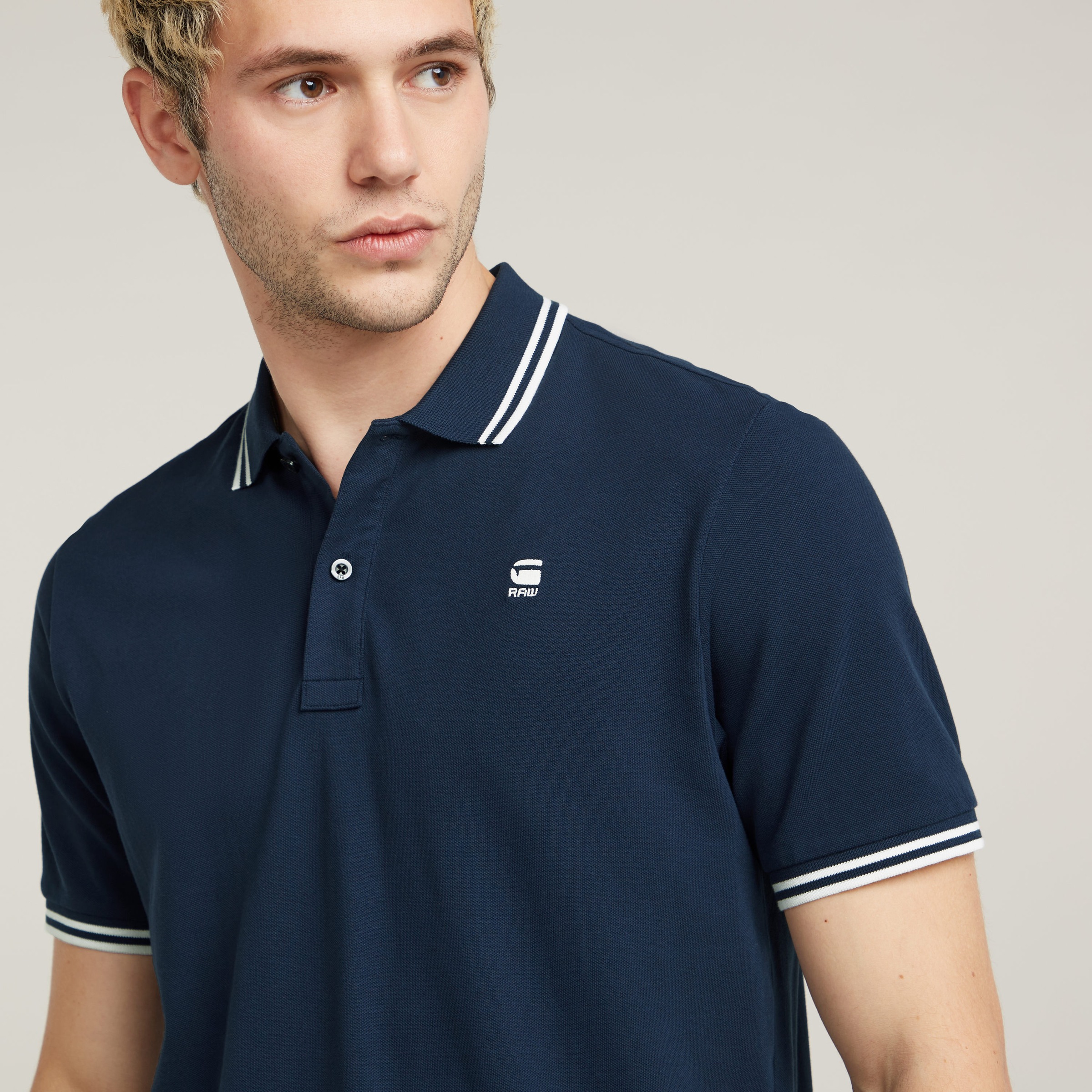 G-STAR Poloshirt »Poloshirt Dunda slim stripe« in Kurzarm-Form