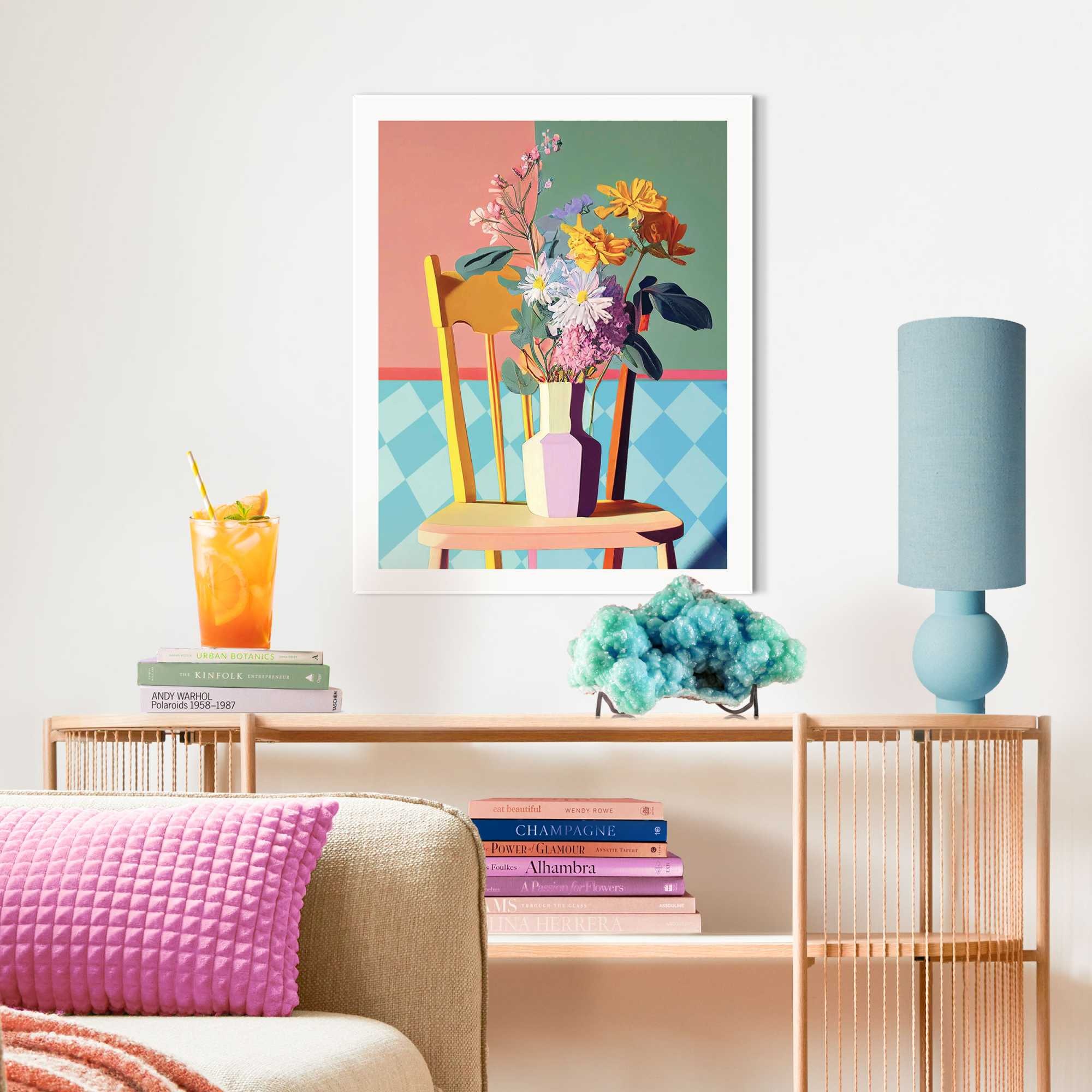 Reinders! Poster »Floral Chair«