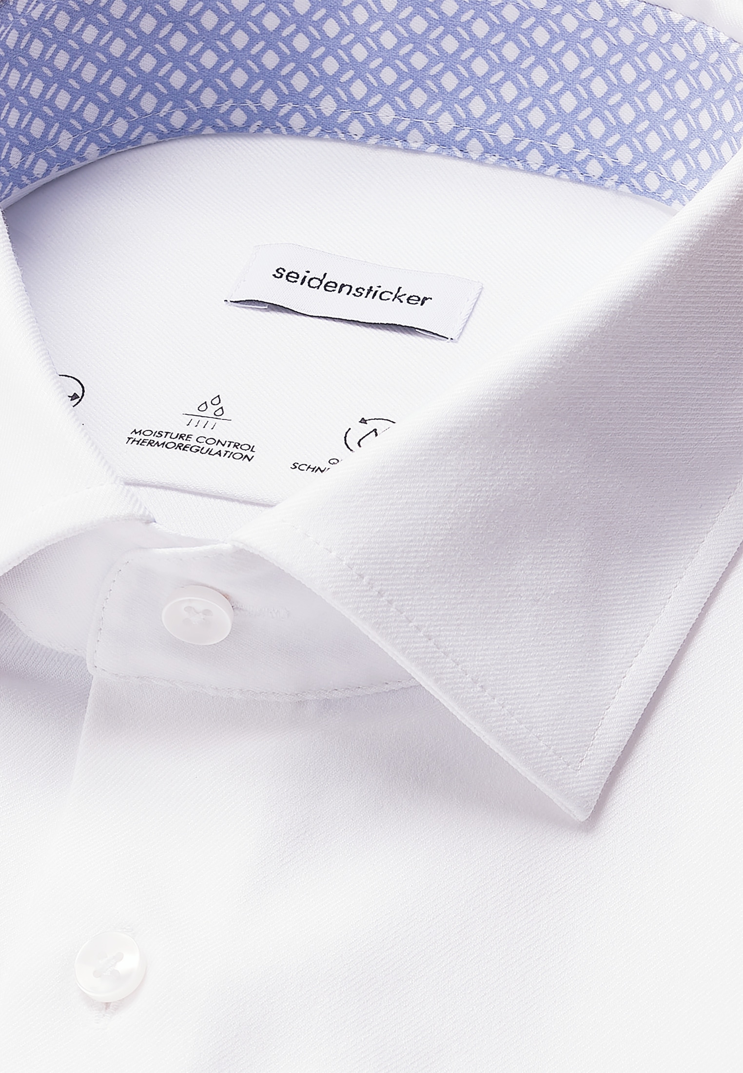 seidensticker Businesshemd »Schwarze Rose«, Slim 1/1 Kentkragen Uni