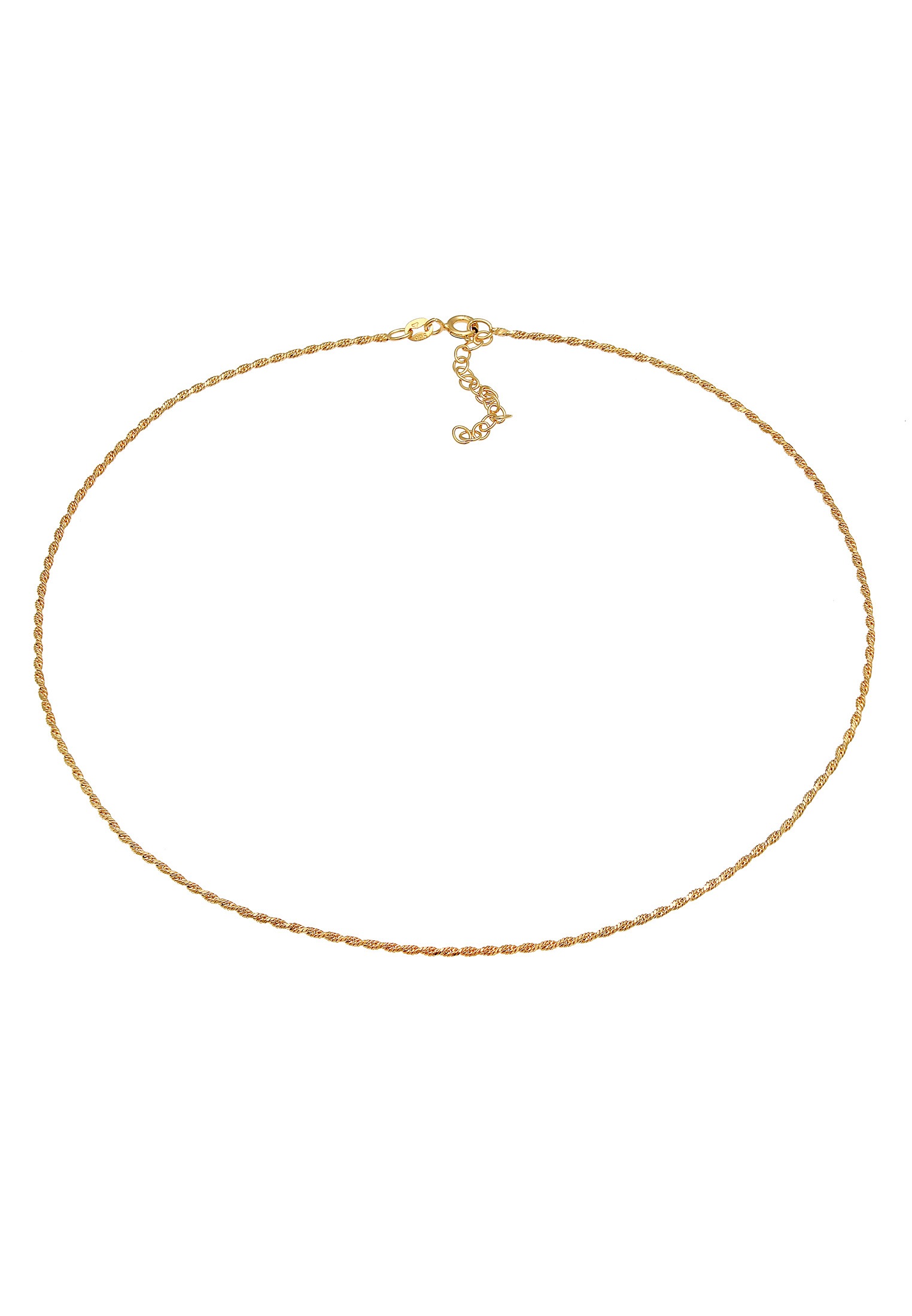 Elli Choker »Halskette Choker Gedreht Kordel Twist 925 Silber«