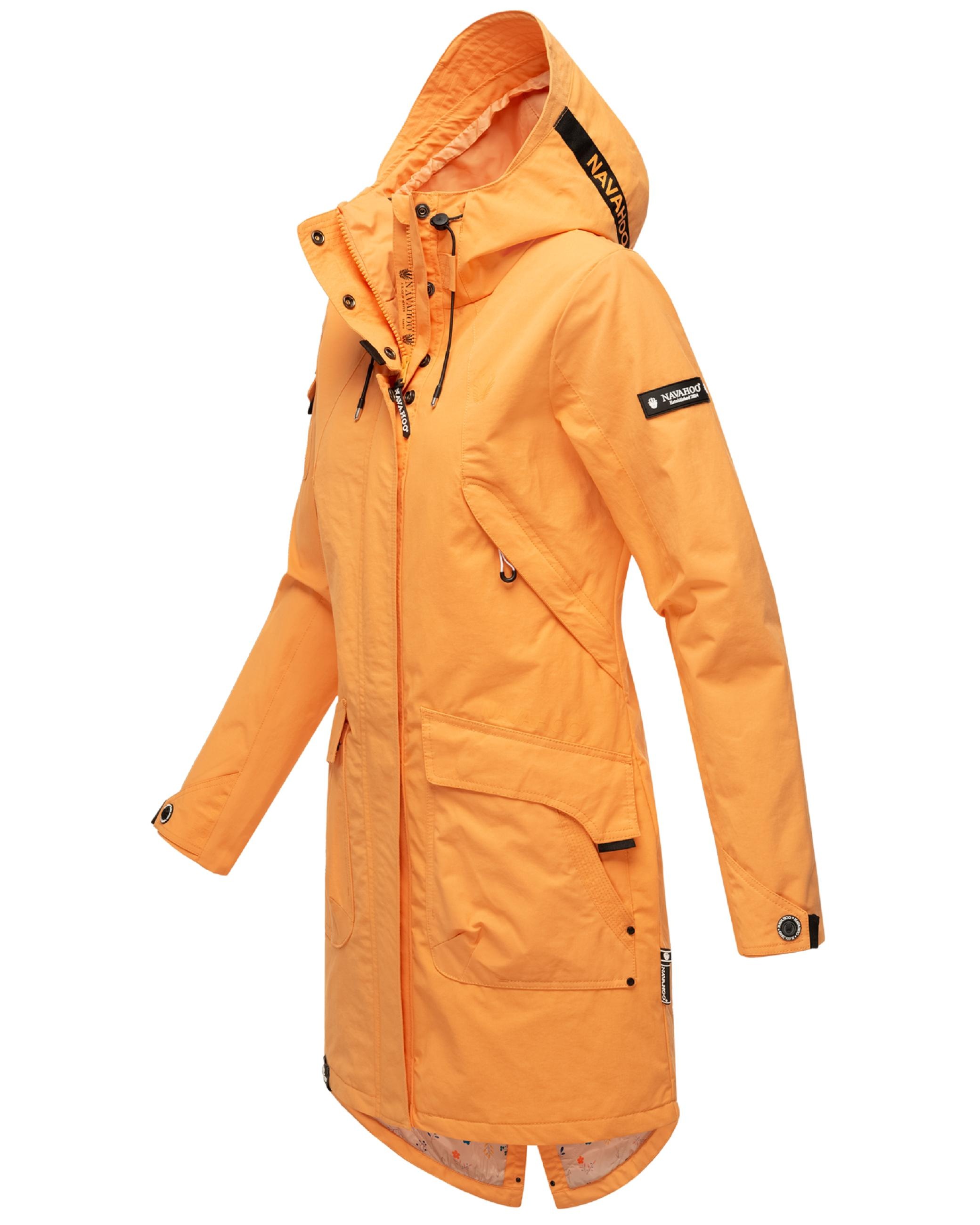 Navahoo Outdoorjacke »Übergangsjacke Pfefferschote«, mit Kapuze, moderne Damen Übergangsjacke mit Kapuze