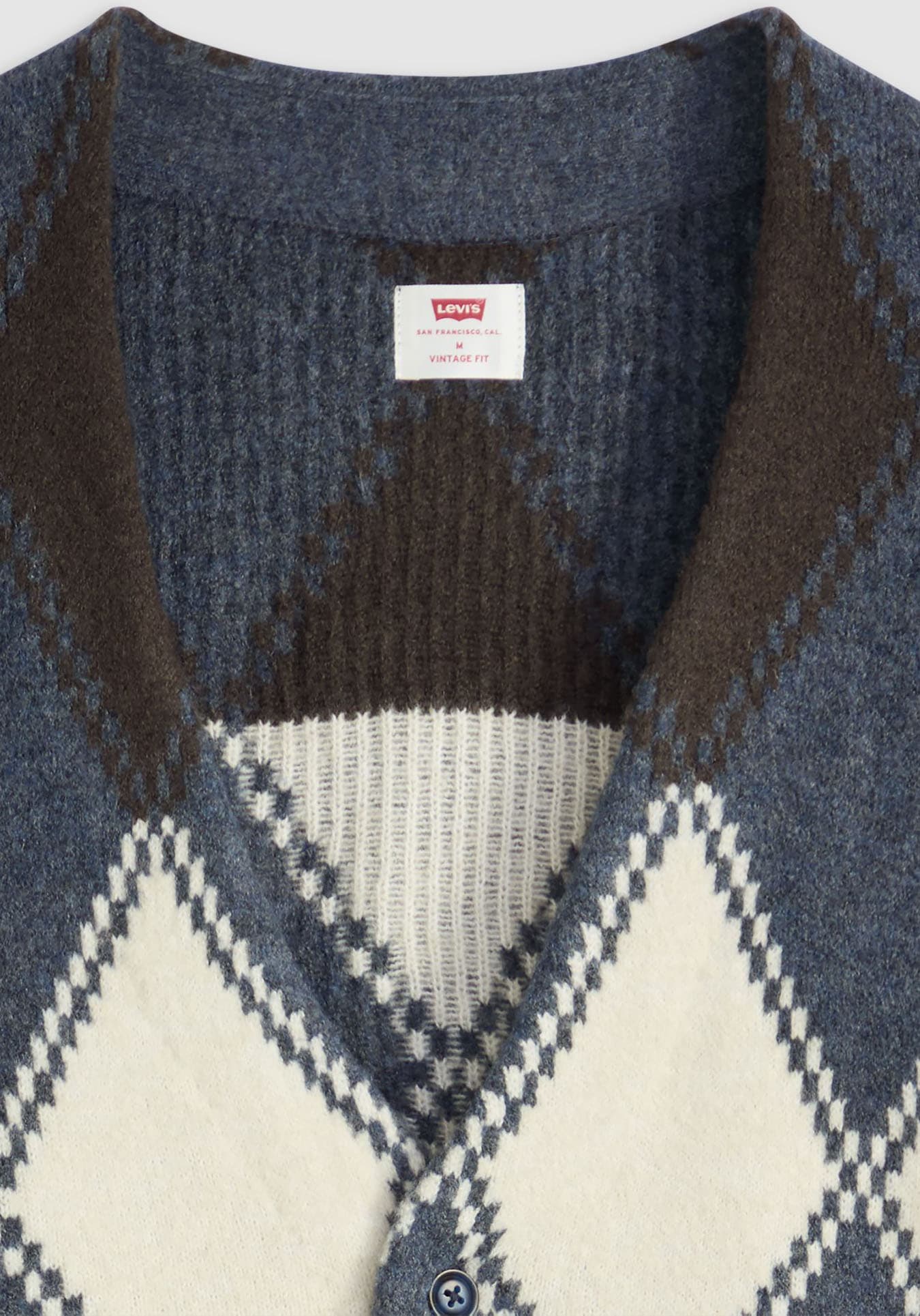 Levi's® Strickjacke, Legere Passform, pflegeleichter Materialmix