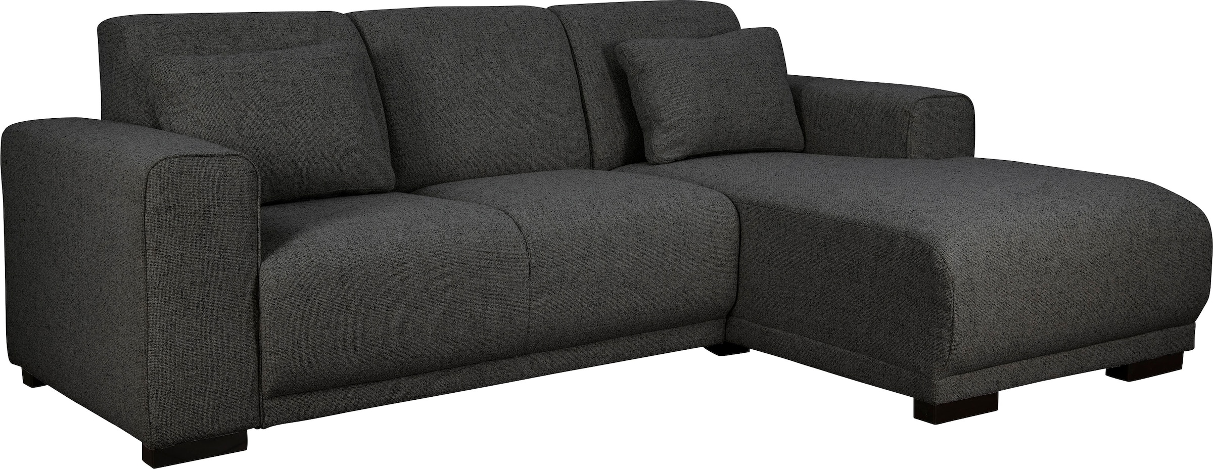Home affaire Ecksofa »BORNHOLM L-Form mit Recamiere, Maße B/T/H: 234/162/85 cm«, Recamiere links oder rechts bestellbar, Wellenfederung, inkl. 2 Kissen