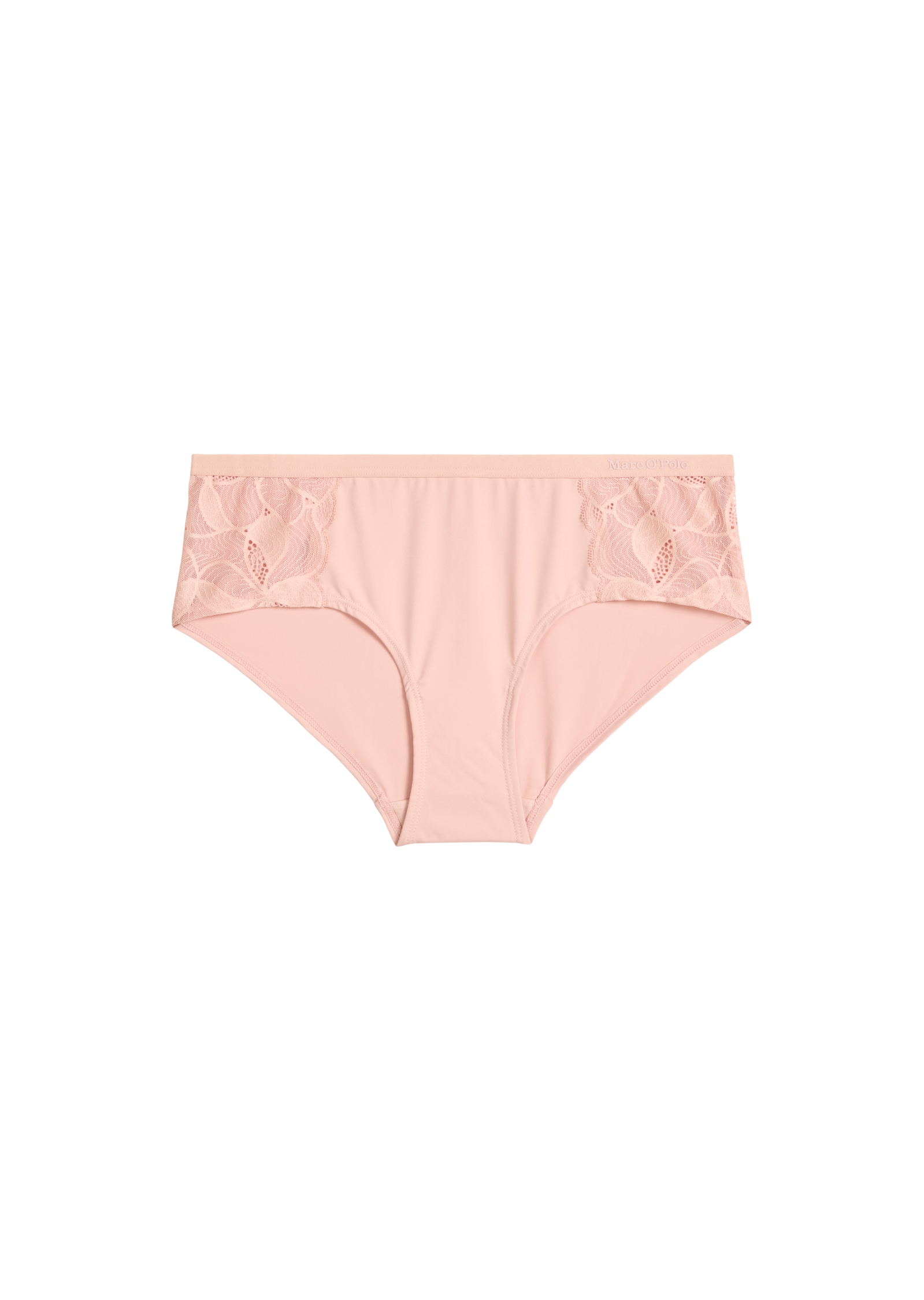 Marc O'Polo Hüftpanty »Tender Lace«, elastischer Bund, Spitzen-Details, weich, feminin, Microfaser