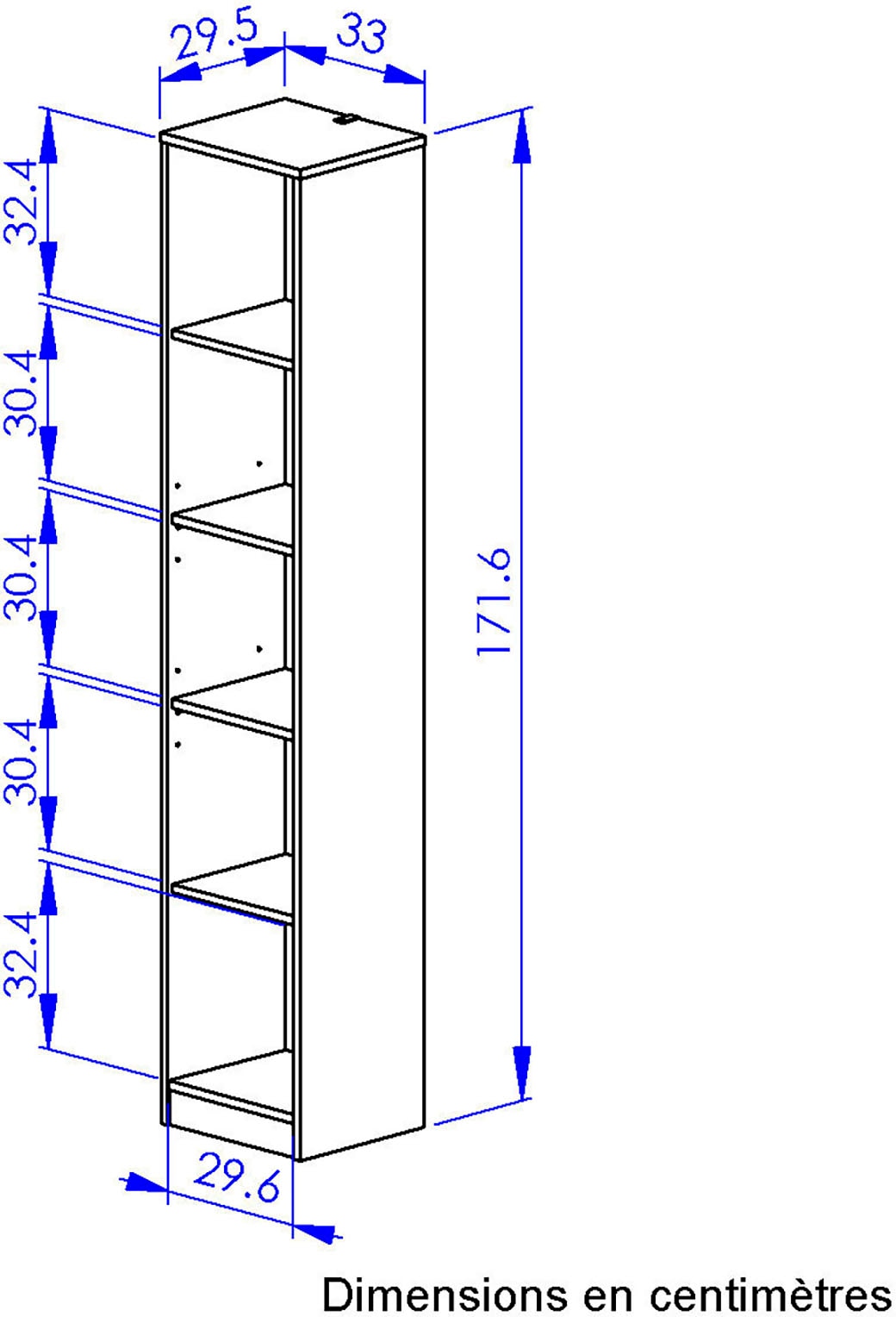 Gami Bücherregal »Bücherregal Iris« Praktisch und funktional für eine optimale Aufbewahrung