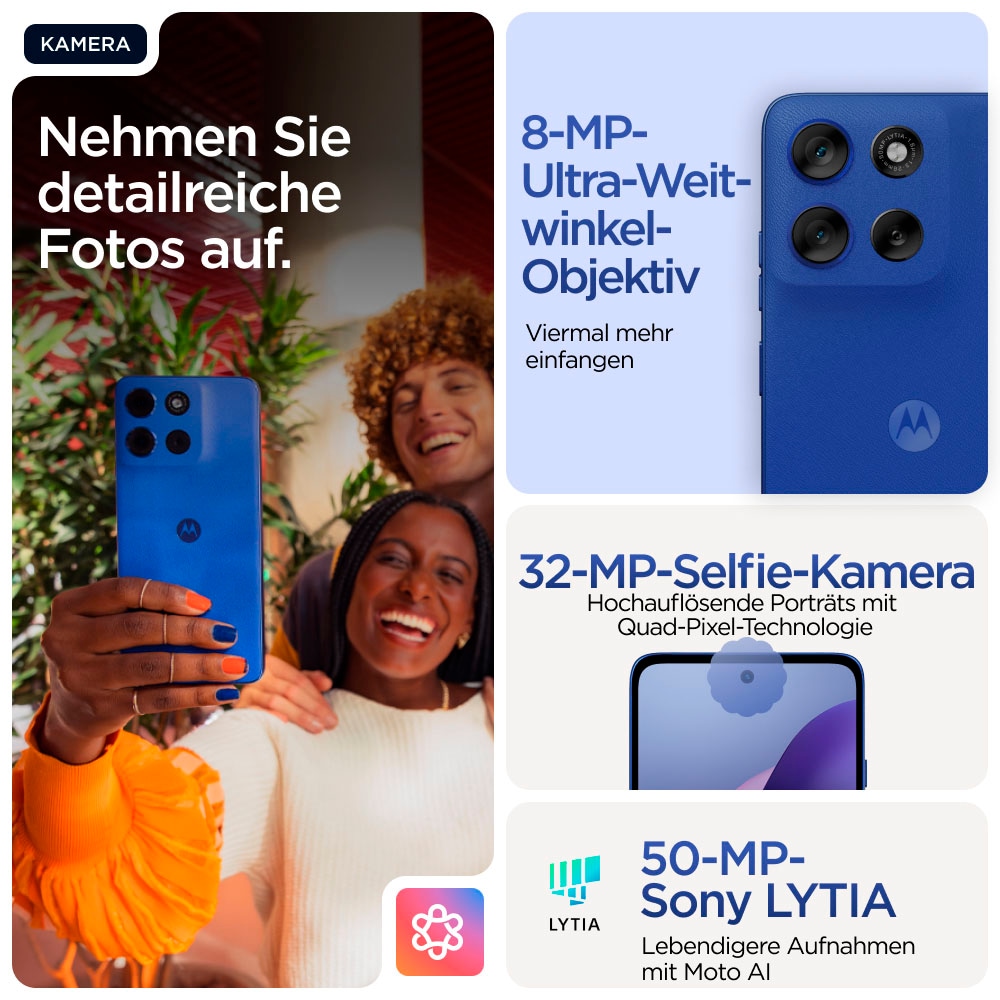 Motorola Smartphone »g56 5G (XT2529-2)«, PANTONE® Dazzling Blue