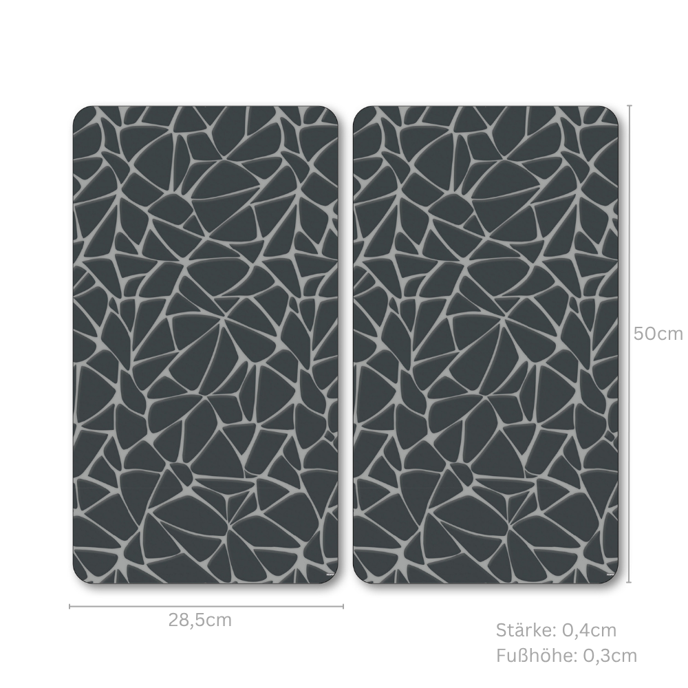 KESPER® Schneide- und Abdeckplatte »Multi-Glasschneideplatte, 2er, Mosaikoptik« zum Schneiden und Abdecken