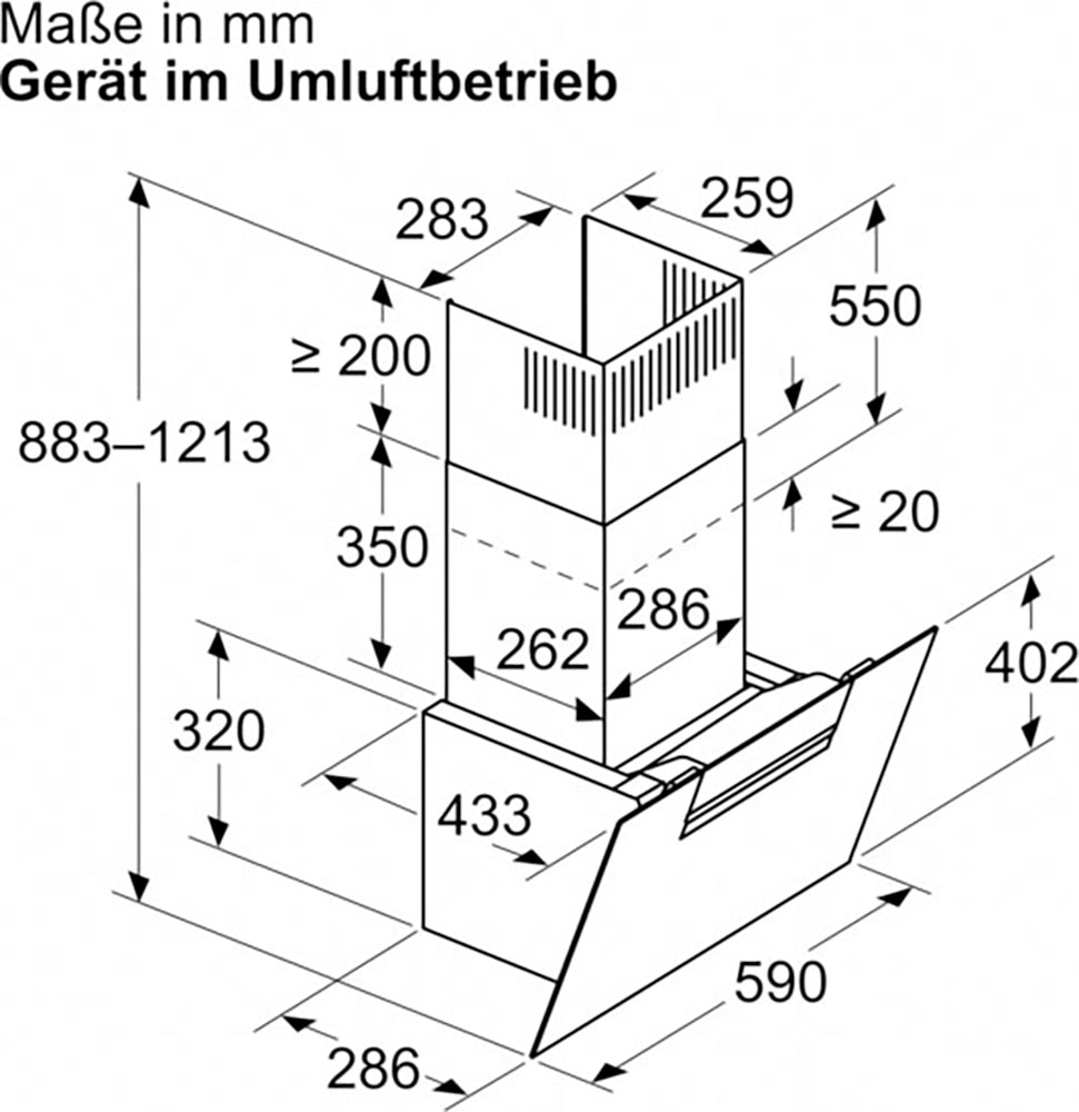 SIEMENS Kopffreihaube »LC67KFN20«, Serie iQ300