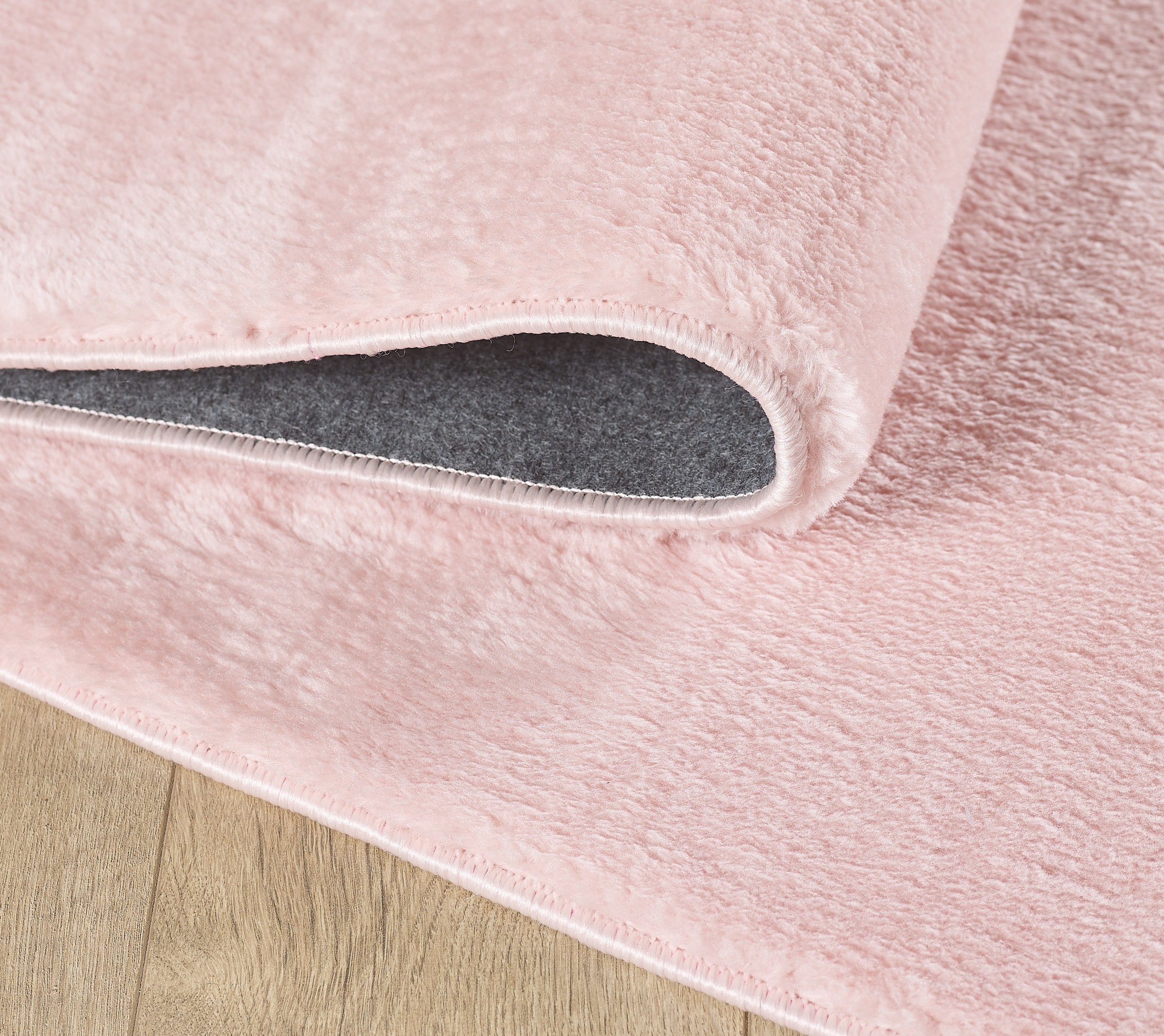 Ayyildiz Teppiche Teppich »CATWALK 2600«, rechteckig, 25 mm Höhe, Besonders weich / Soft Flor / waschbar, Kaninchenfell Haptik
