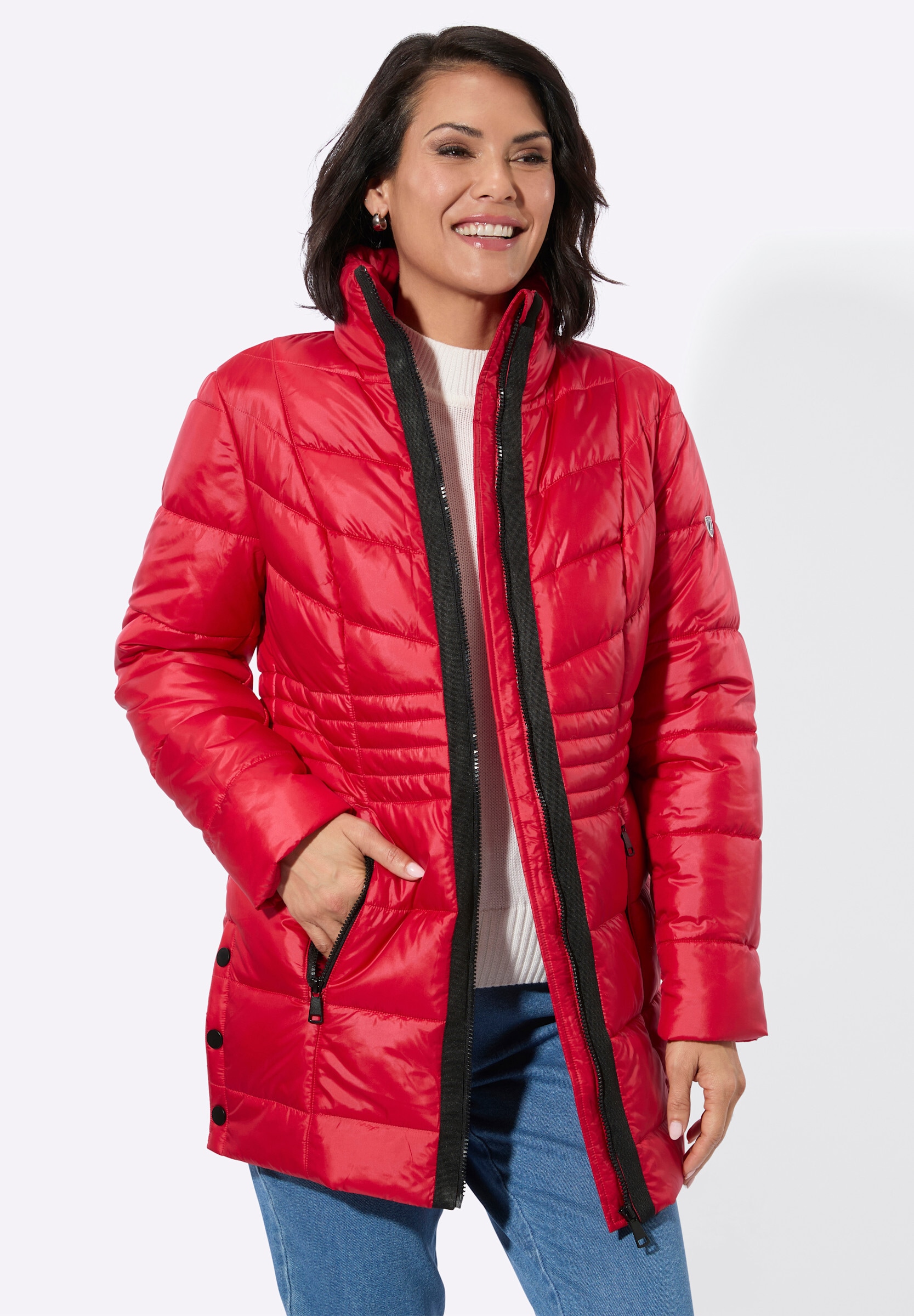 Witt Steppjacke »Steppjacke Winterjacke mit schmeichelnder Steppung« ohne Kapuze