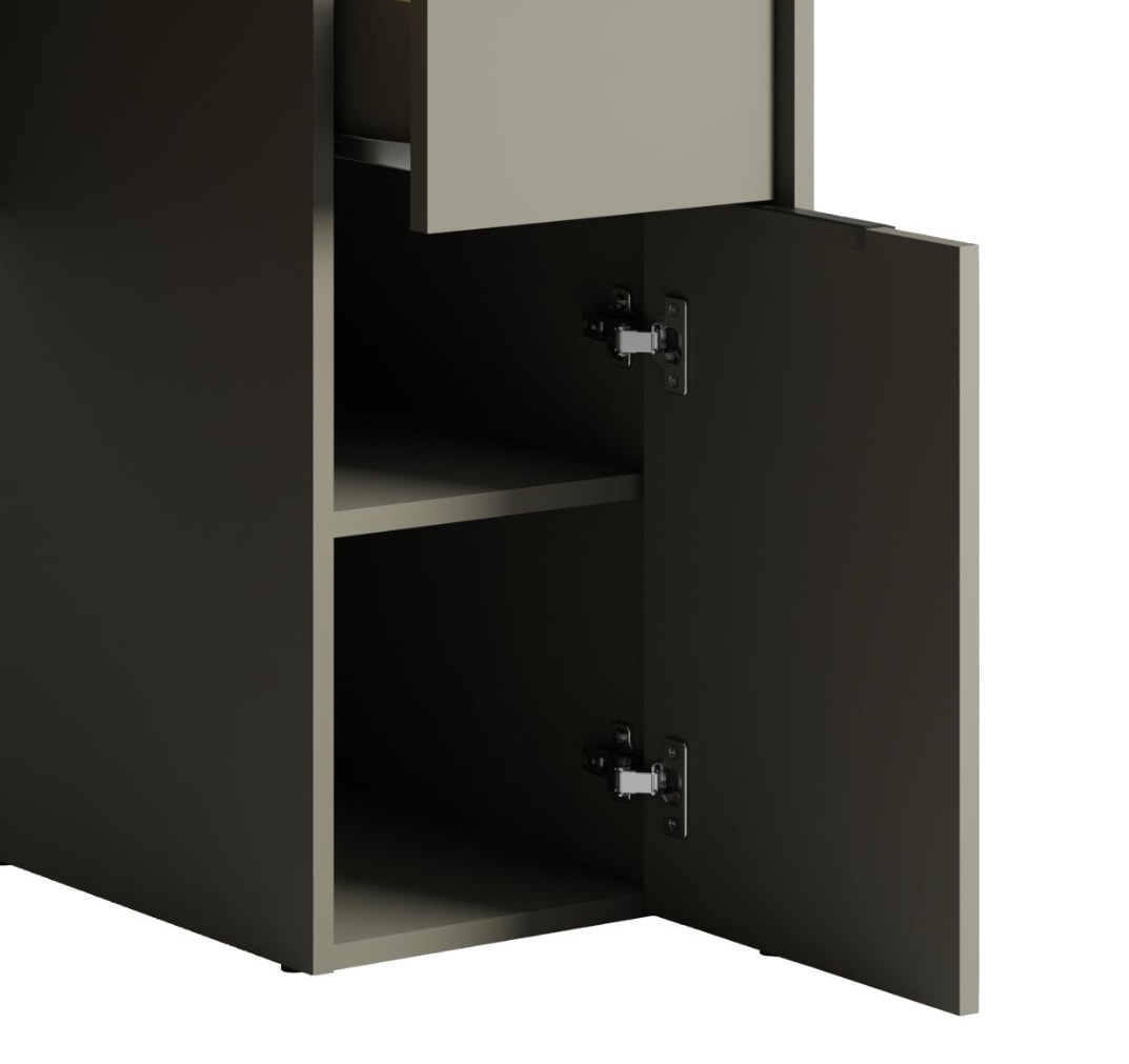 OTTO home Schreibtisch »Peooria Computertisch mit Monitoraufsatz & Towerfach, viel Stauraum« Büroschreibtisch, Gamingtisch mit Schublade, modern, Breite 160 cm