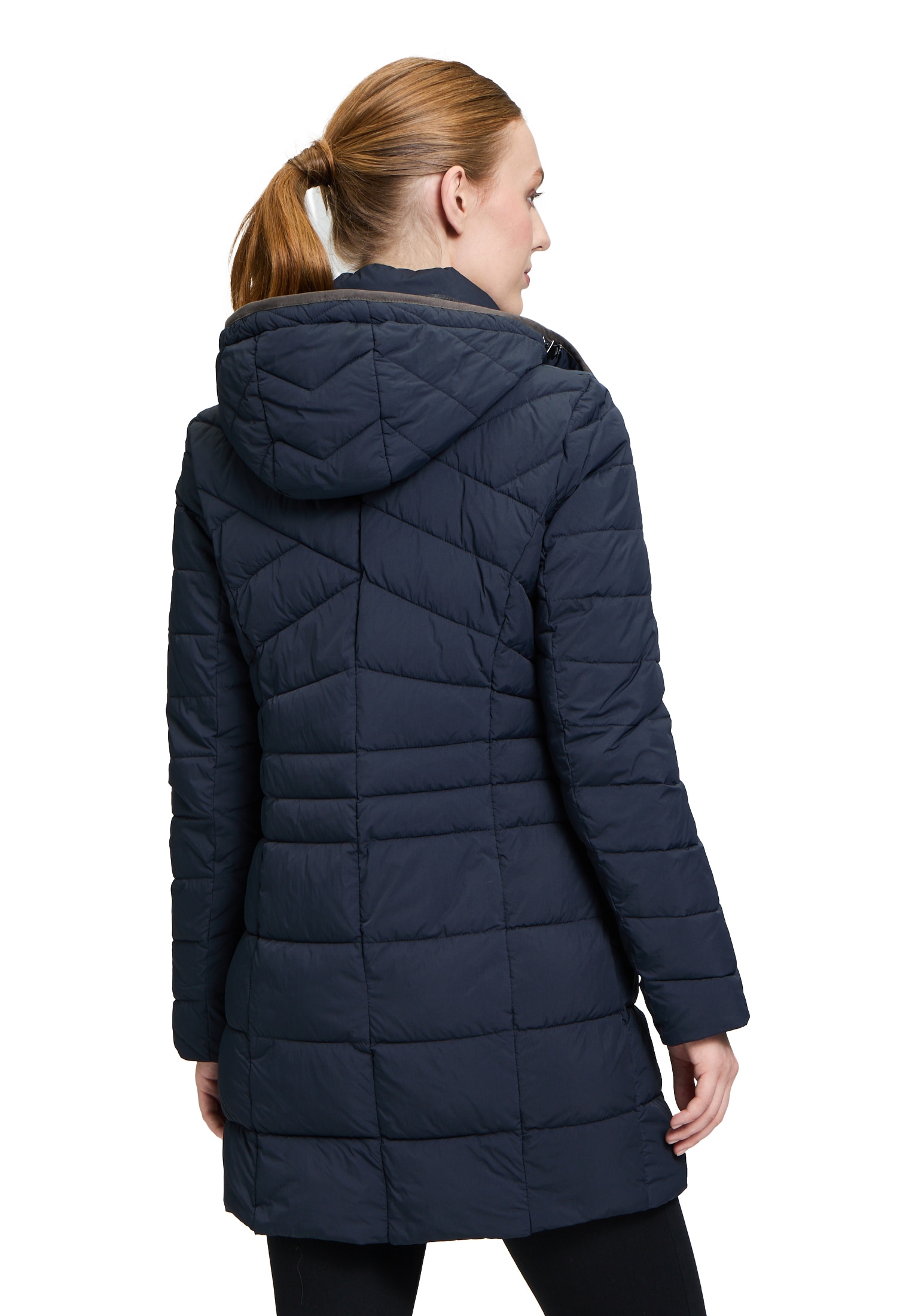 Gil Bret Steppjacke »Steppmantel mit abnehmbarer Kapuze«