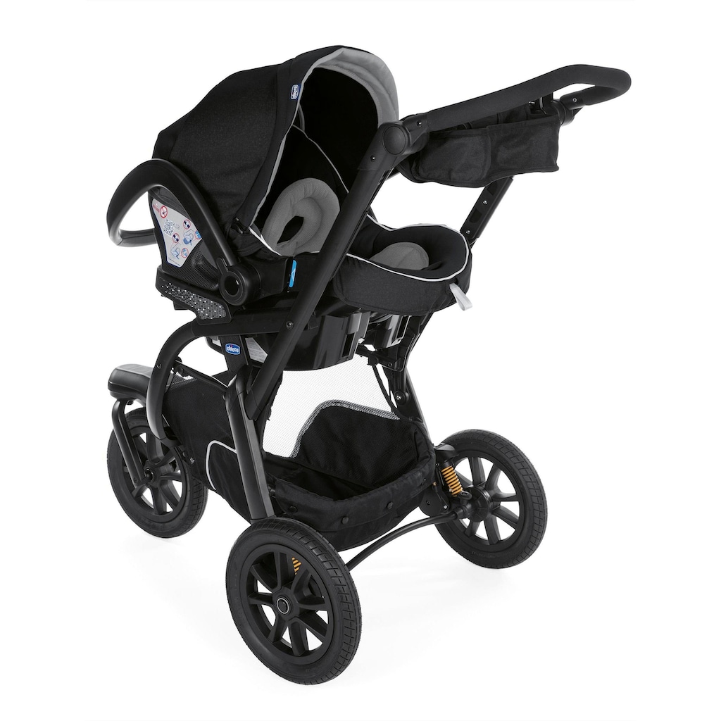 Chicco Kombi-Kinderwagen »Trio-System Activ3 Top, Jet Black«, 15 kg