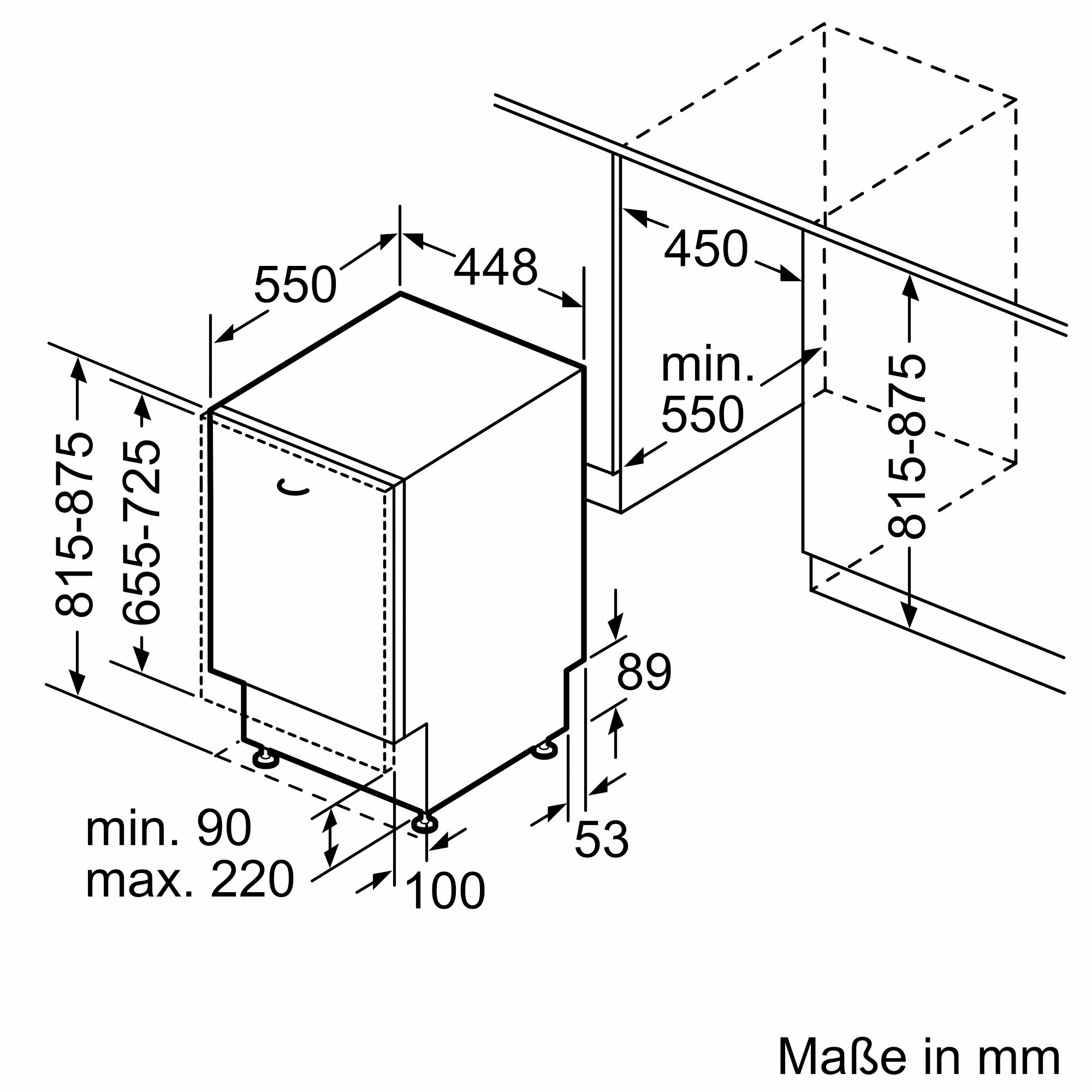 NEFF vollintegrierbarer Geschirrspüler »S853HKX20E«, 10 Maßgedecke, mit Rack Matic