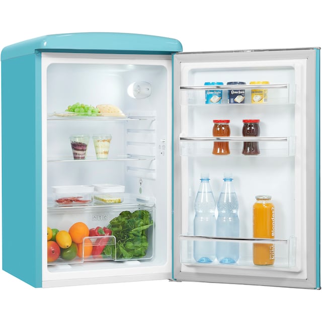exquisit Kühlschrank »RKS120-V-H-160F«, RKS120-V-H-160F mattschwarz, 89,5  cm hoch, 55 cm breit, 122 L Volumen jetzt online bei OTTO