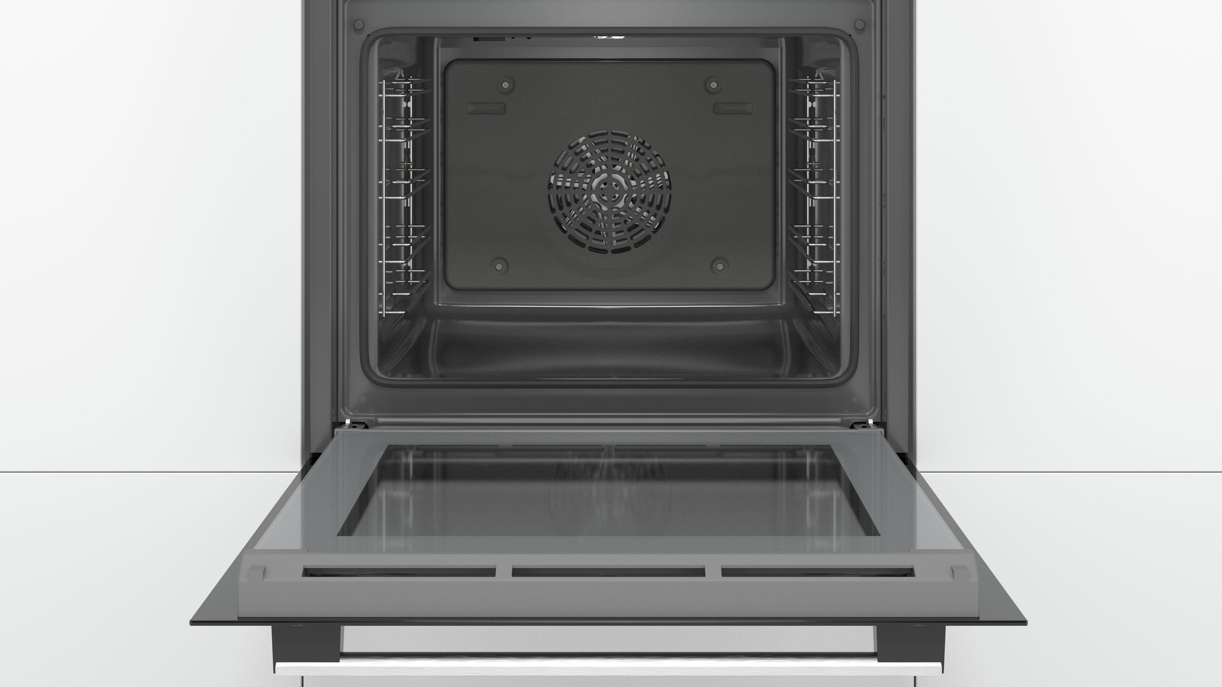 BOSCH Einbaubackofen Serie 6 »HBA537BS0«, mit Teleskopauszug nachrüstbar, ecoClean Direct