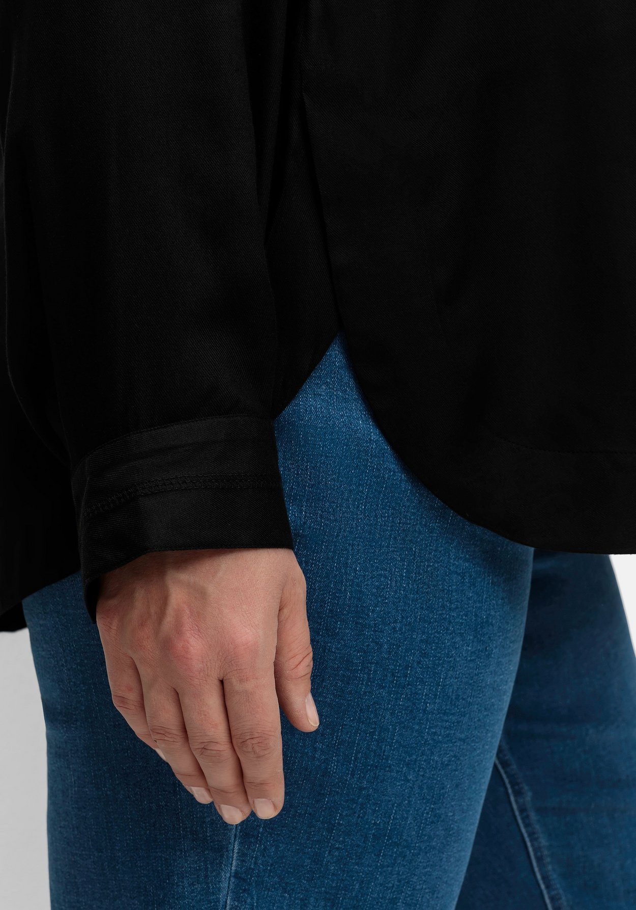 Sheego Tunika »Twill-Tunika aus hochwertiger Viskose-Twillqualität«, aus hochwertiger Viskose-Twillqualität