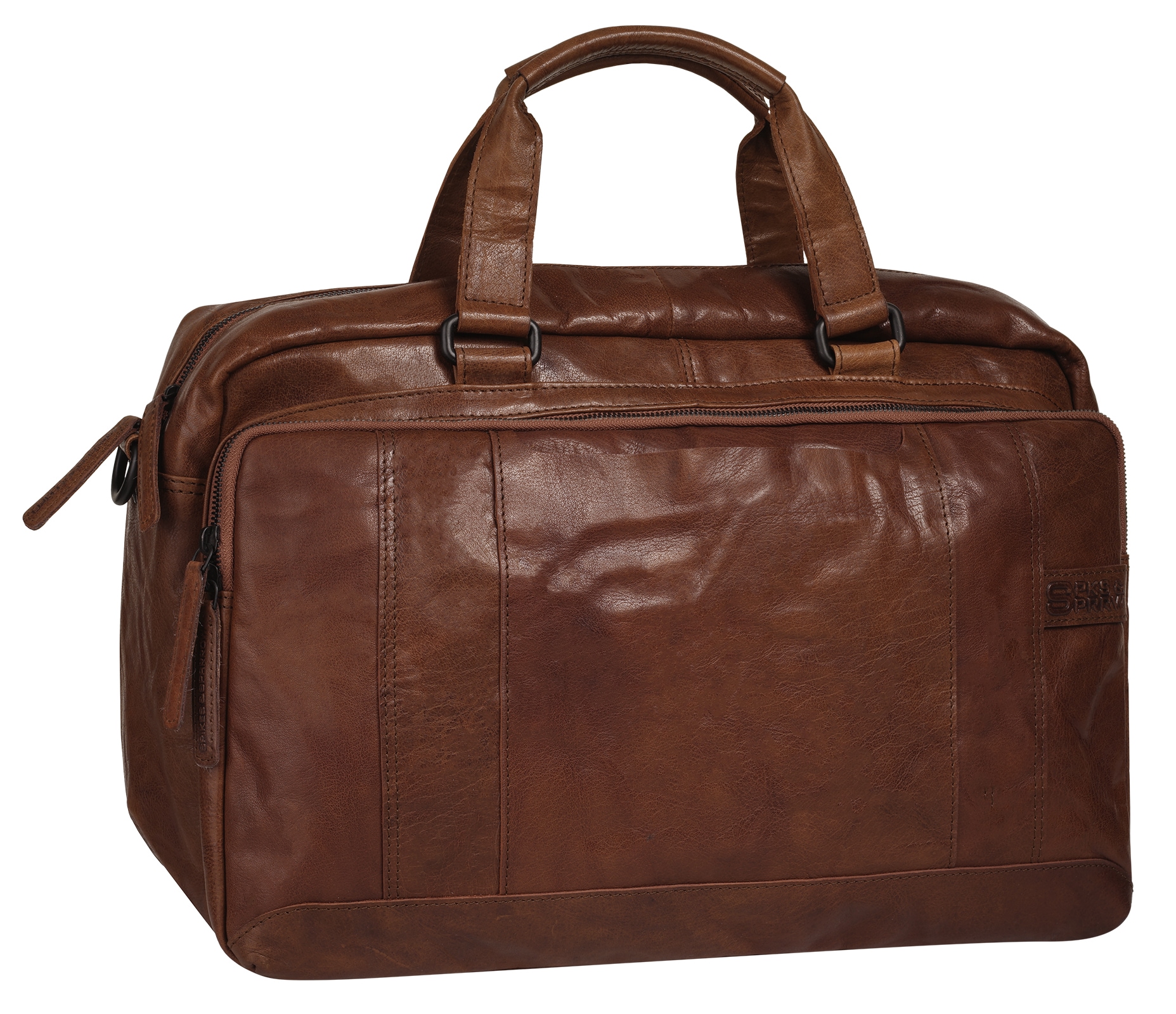 Spikes & Sparrow Reisetasche, echt Leder