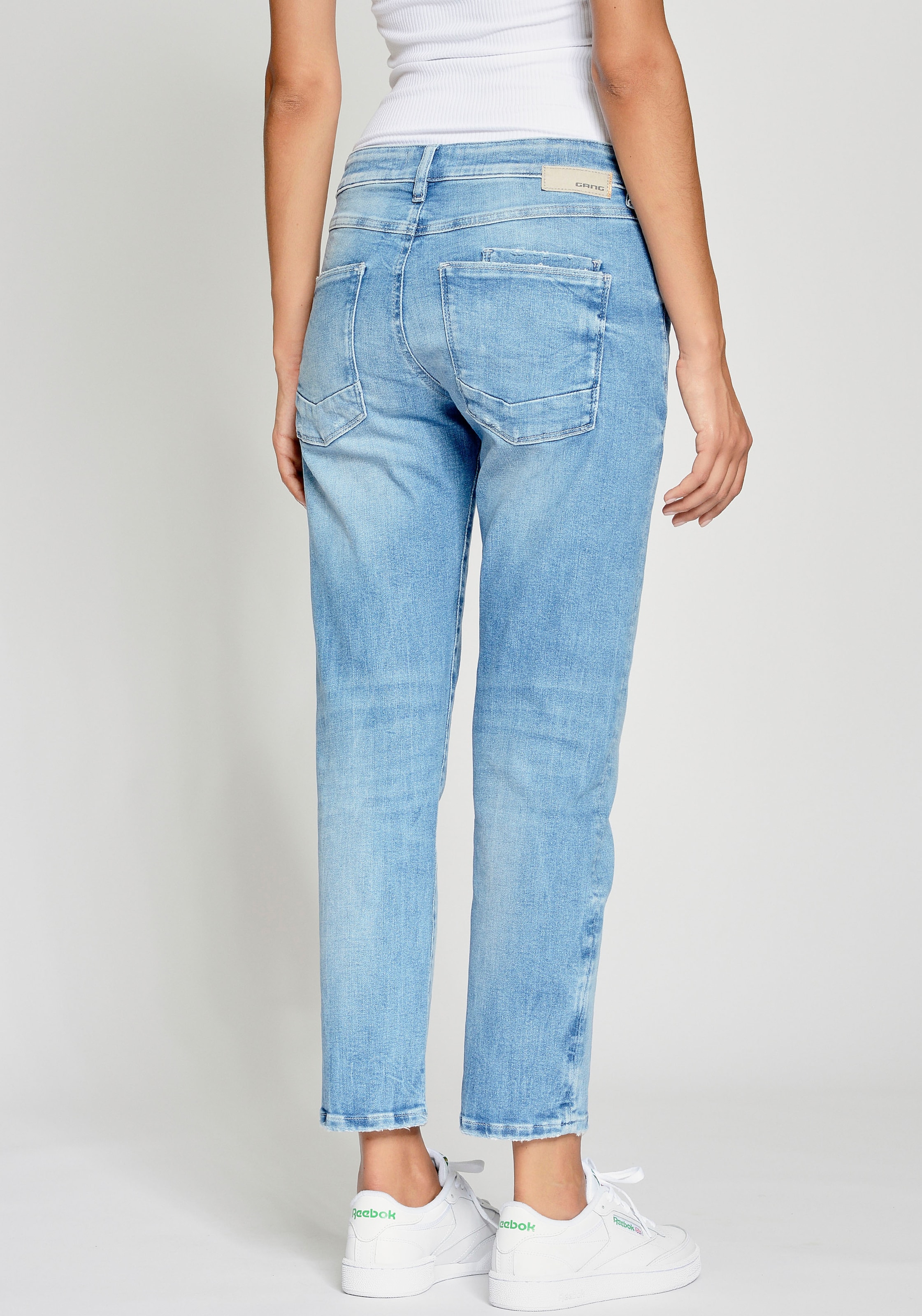GANG Boyfriend-Jeans »94NADIA«, 5-Pocket Style mit Reißverschluss und Knopf