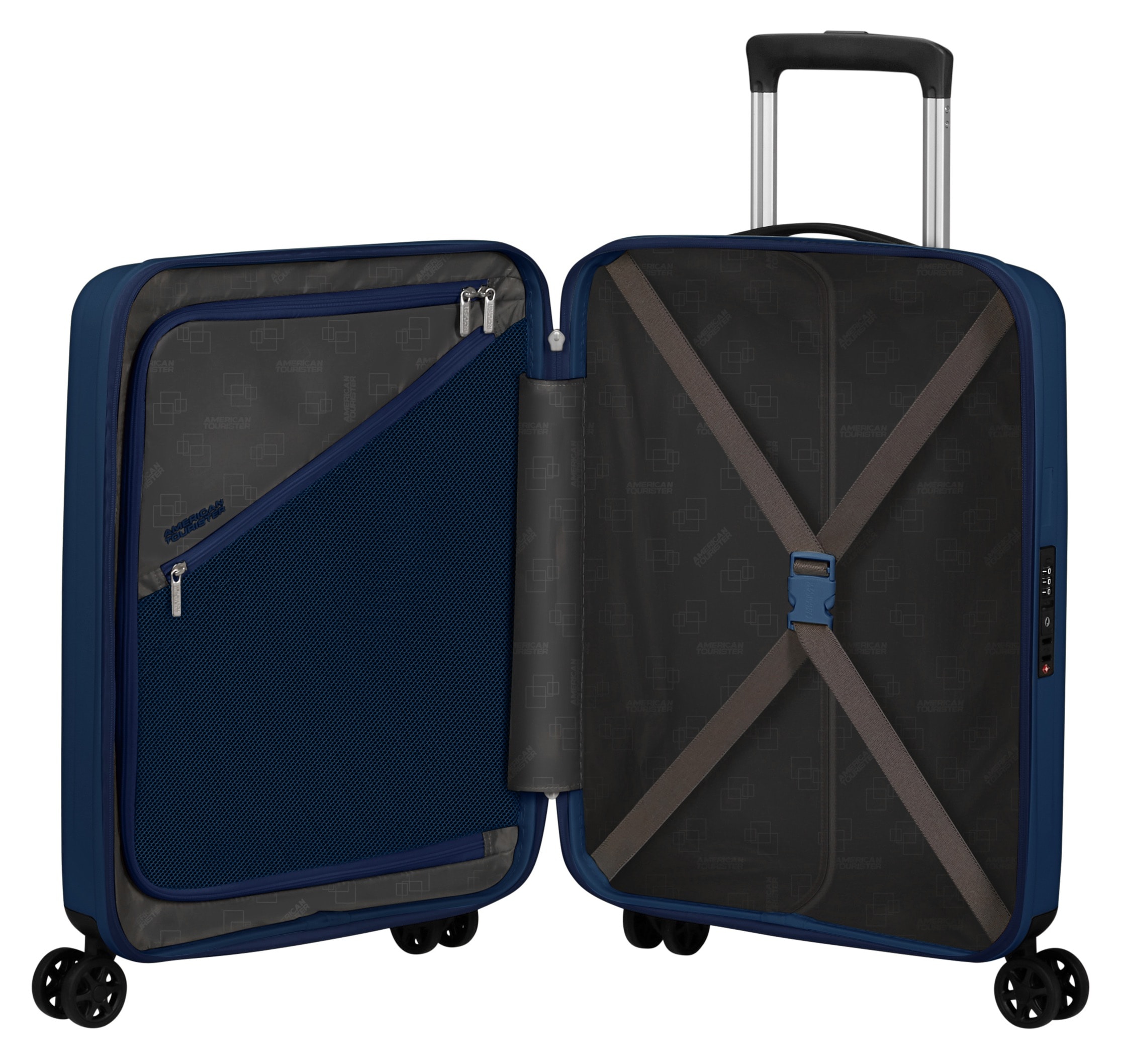 American Tourister® Hartschalen-Trolley »REJOY, verschiedene Größen und Farben«, 4 Rollen, Hartschalen-Koffer personalisierbar versenktes TSA-Schloss