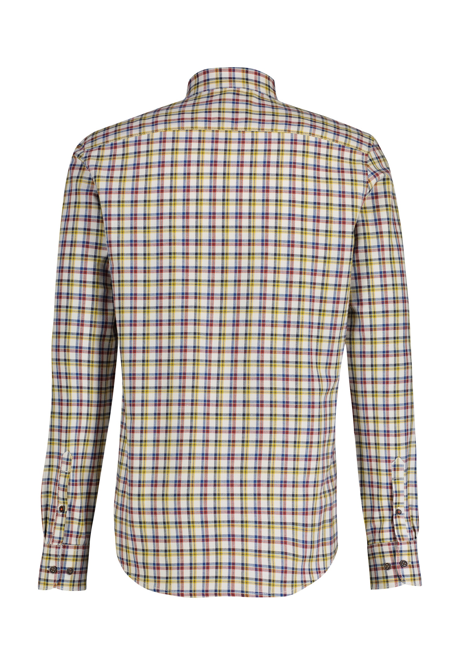 LERROS Langarmhemd »LERROS Langarmhemd mit Herringbone-Karo«